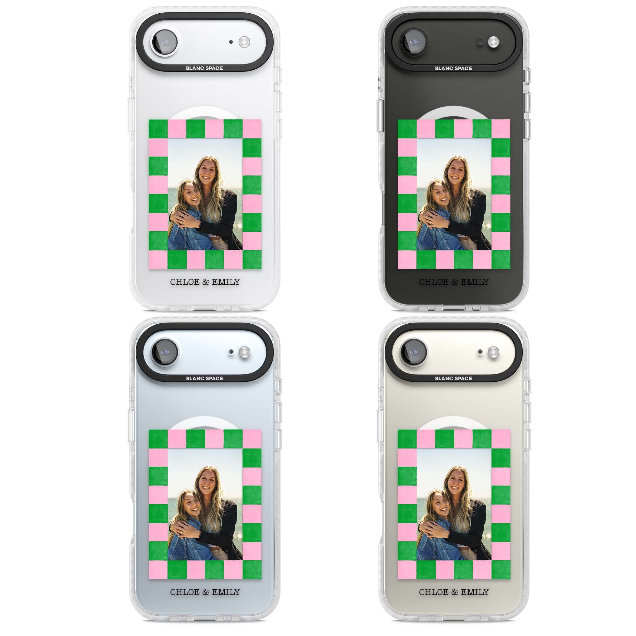 Riviera Check Photo cute iPhone case | Impact Magsafe case for iPhone Air