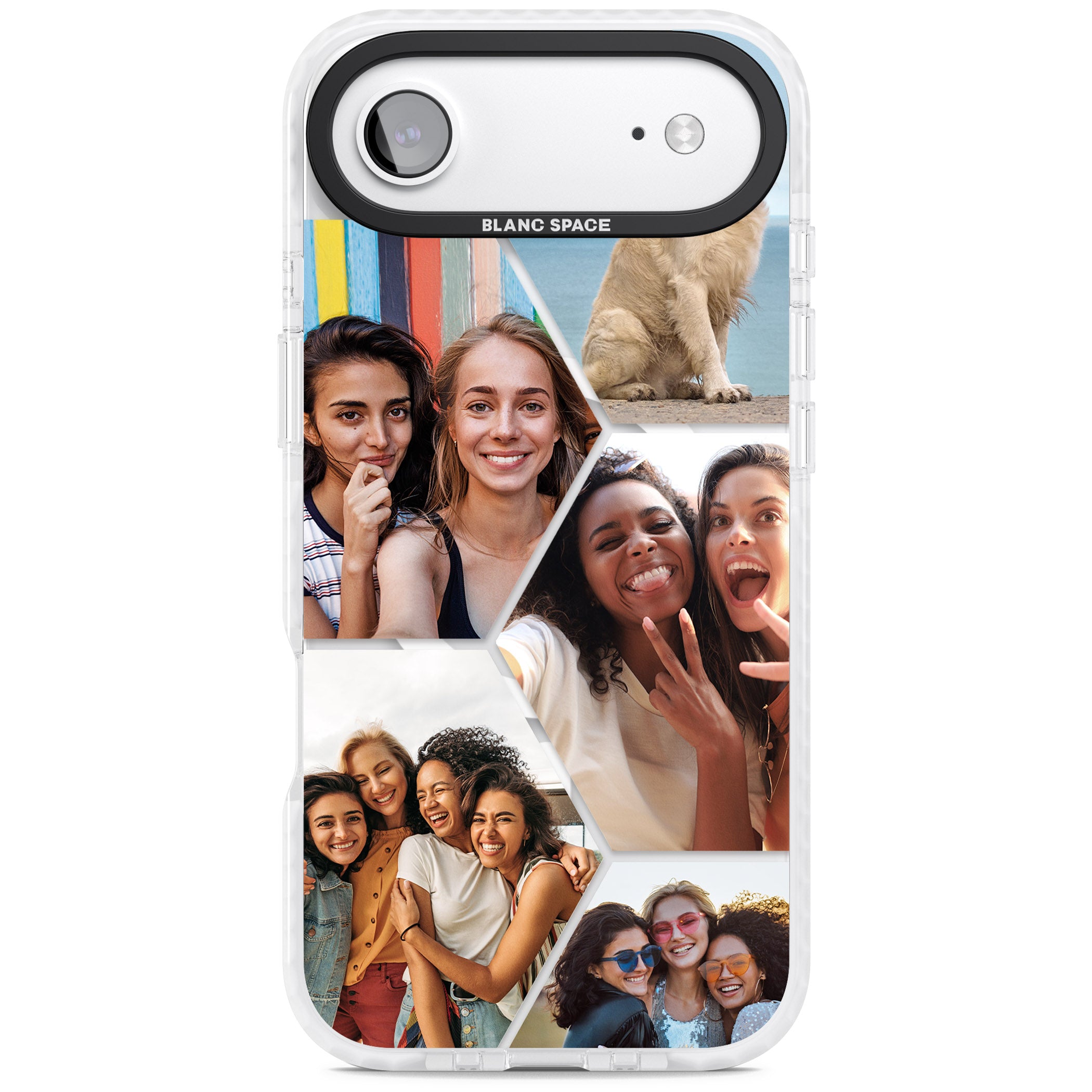 Personalised Beehive Photo Grid iPhone 17 Air Impact Pro Clear Phone Case