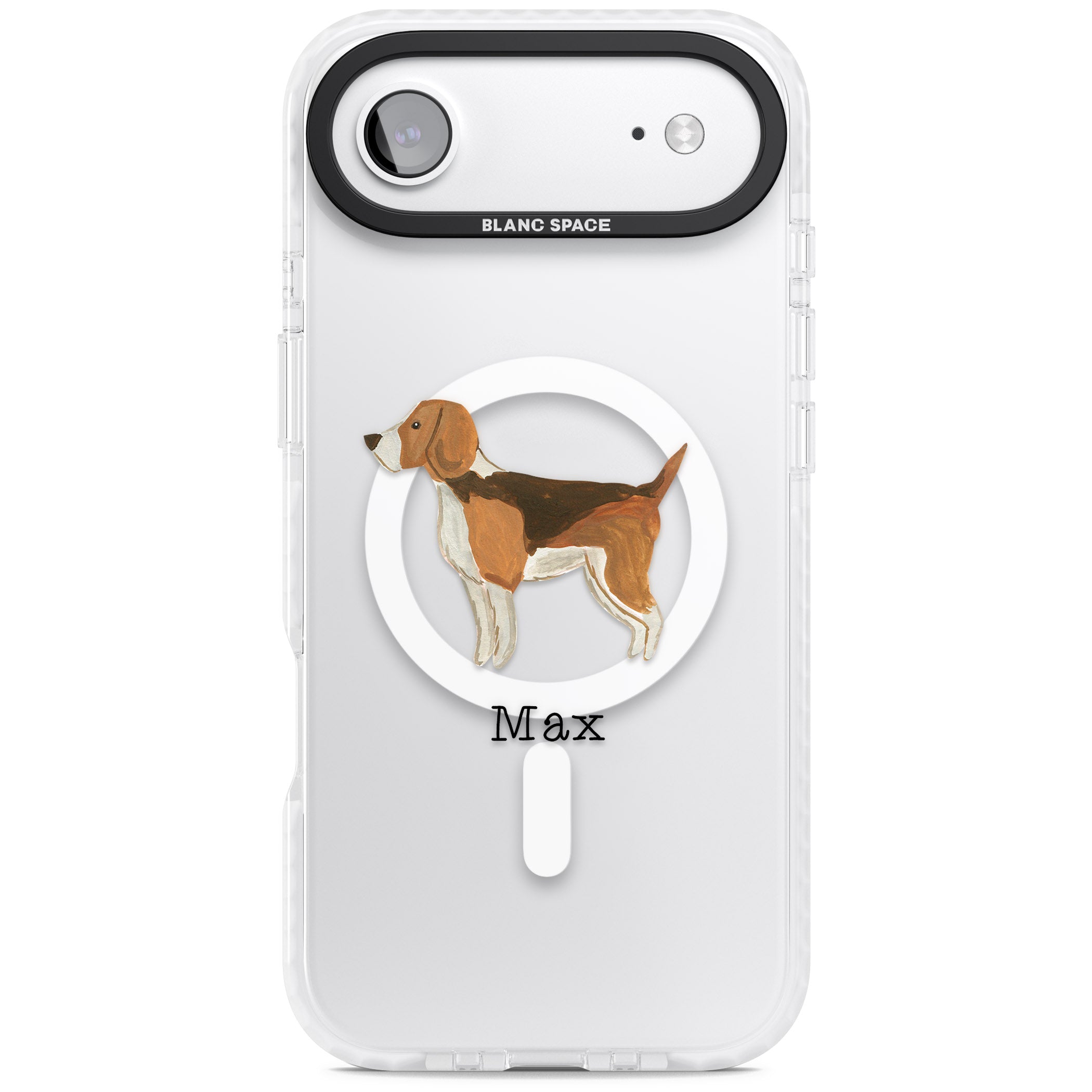Personalised Beagle iPhone 17 Air Impact Pro Clear Phone Case