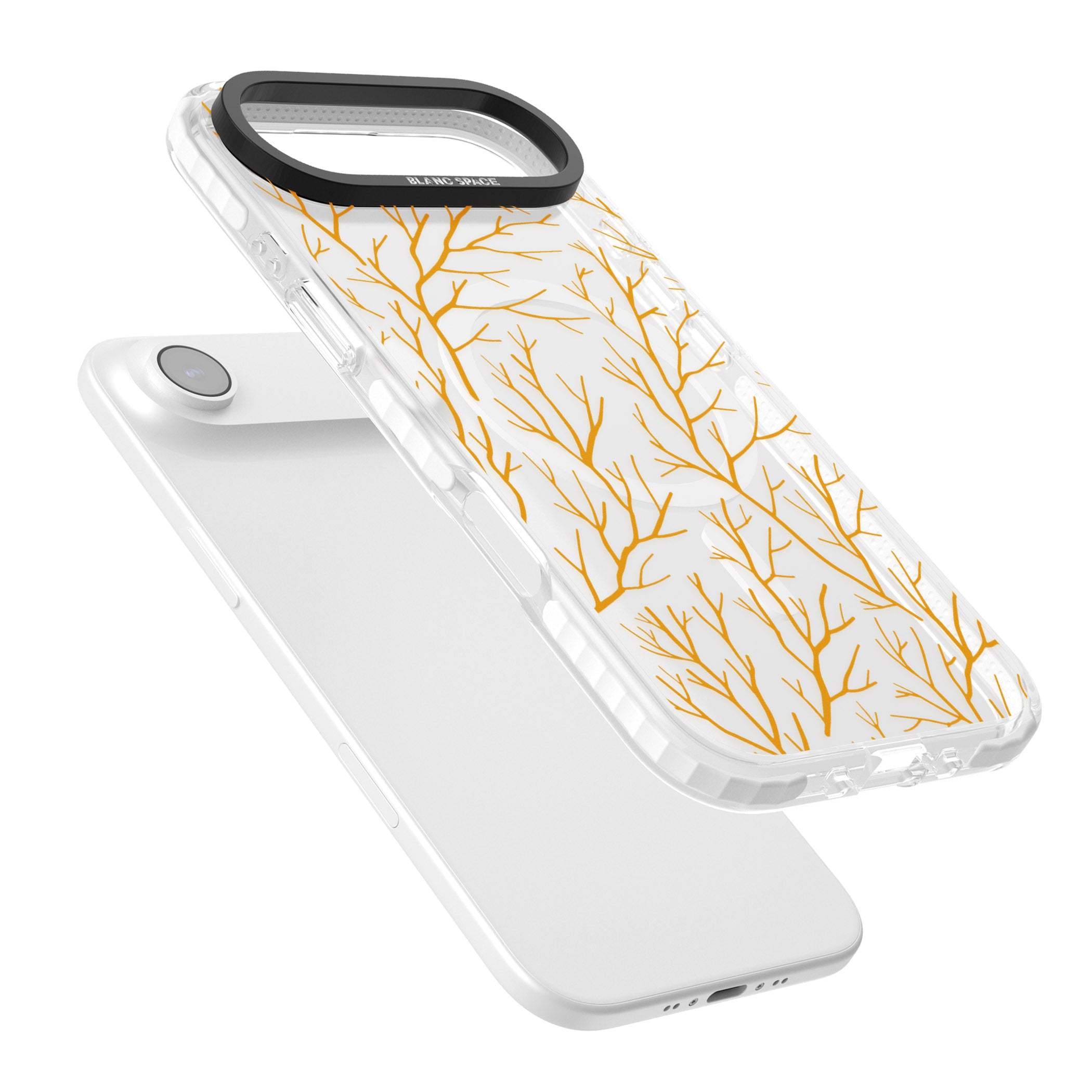 Personalised Bramble Branches iPhone 17 Air Impact Pro Clear Phone Case Colours