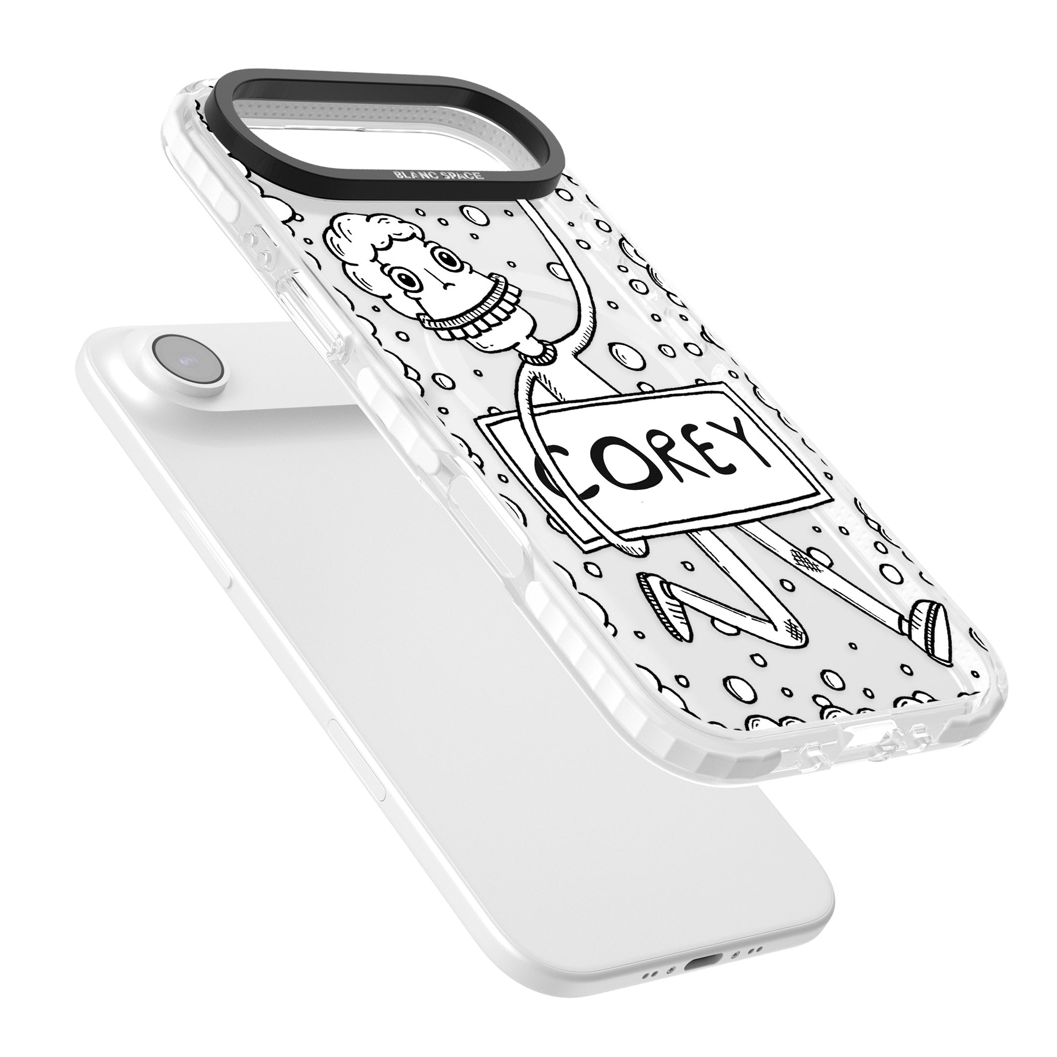 Personalised Banner Boy iPhone 17 Air Impact Pro Clear Phone Case Colours