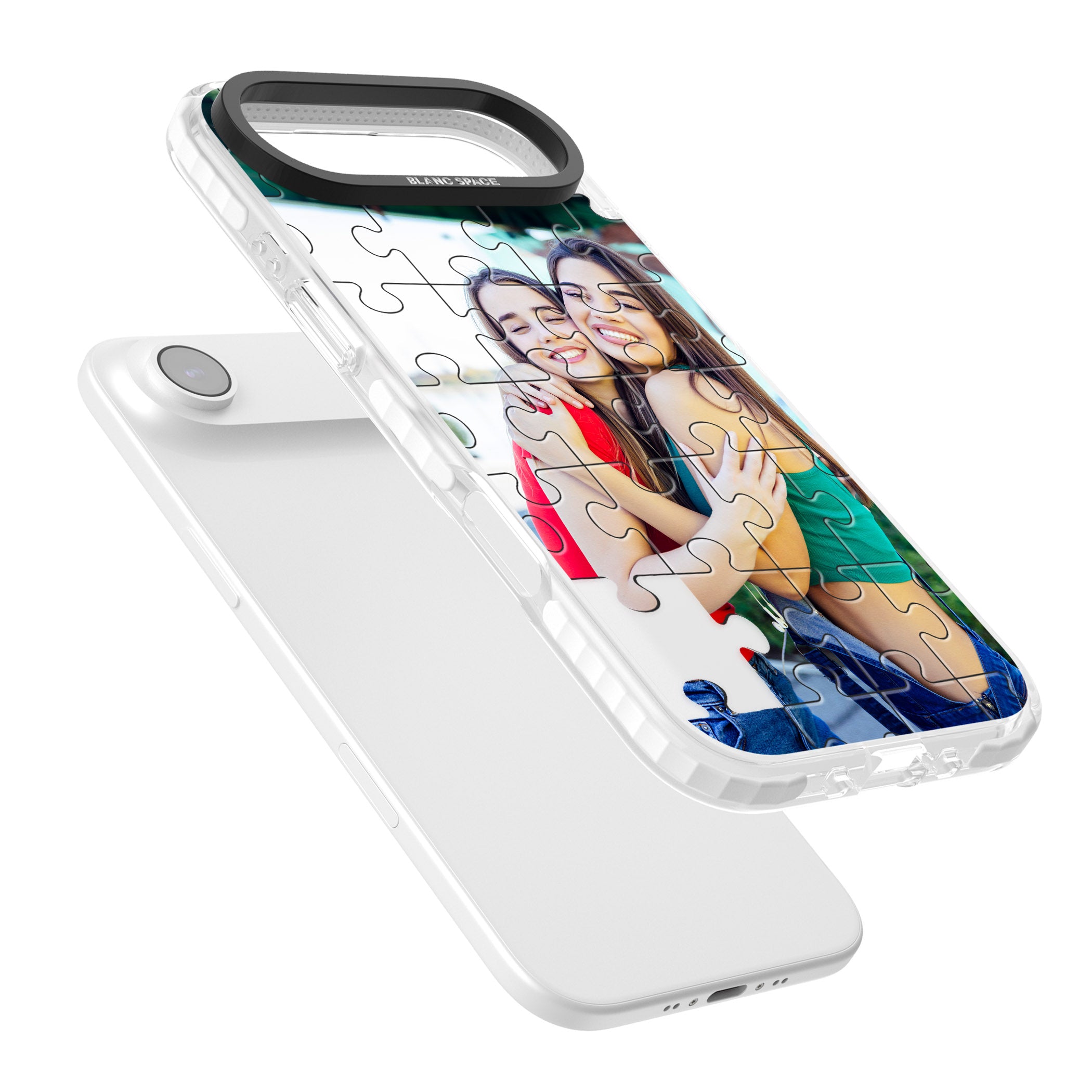 Personalised Jigsaw Puzzle Photo iPhone 17 Air Impact Pro Clear Phone Case Colours