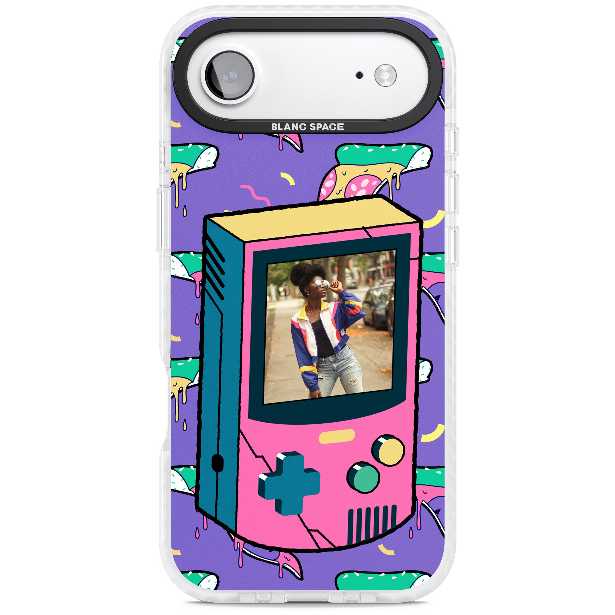 Personalised Retro Game Photo Case iPhone 17 Air Impact Pro Clear Phone Case