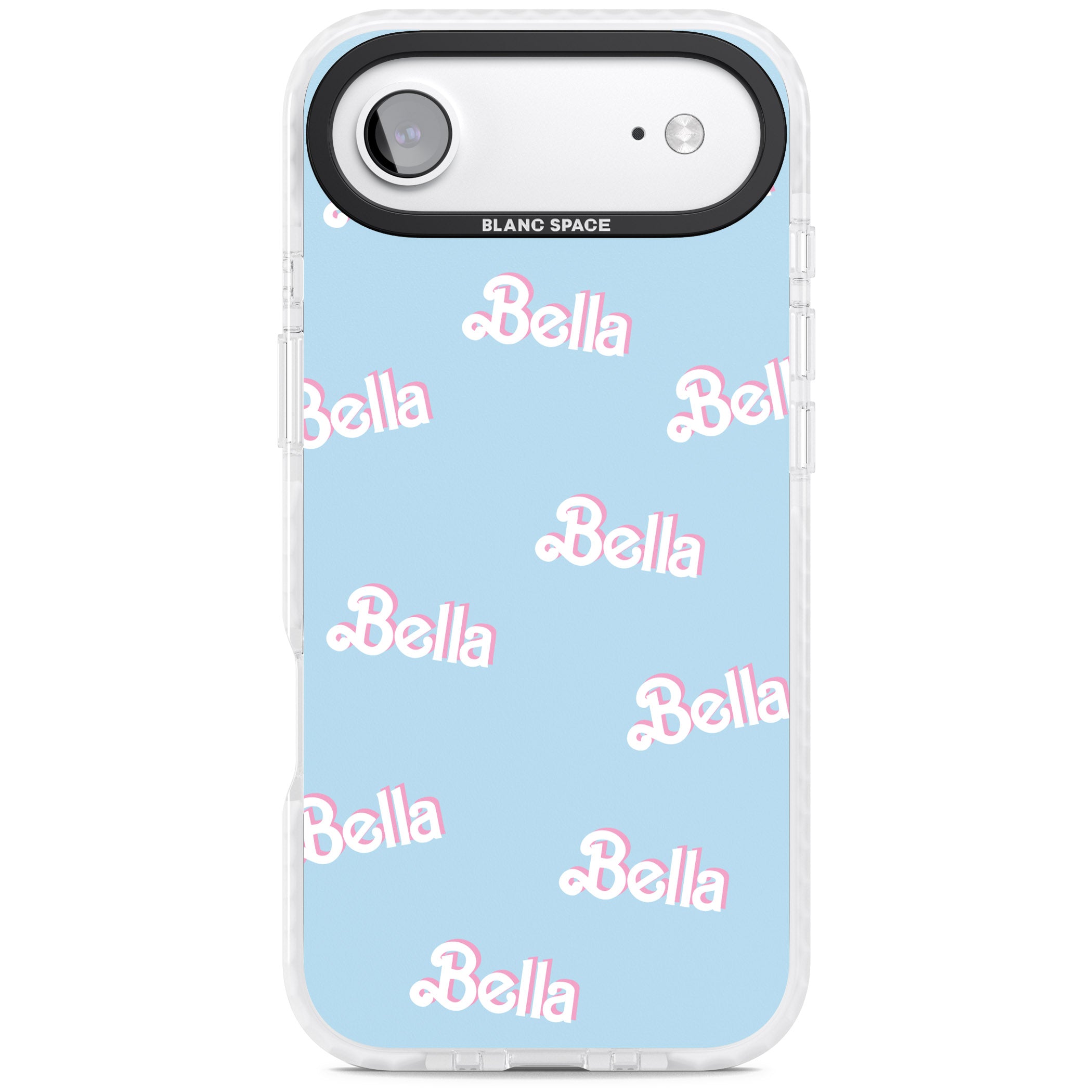 Personalised Cute Name Pattern iPhone 17 Air Impact Pro Clear Phone Case
