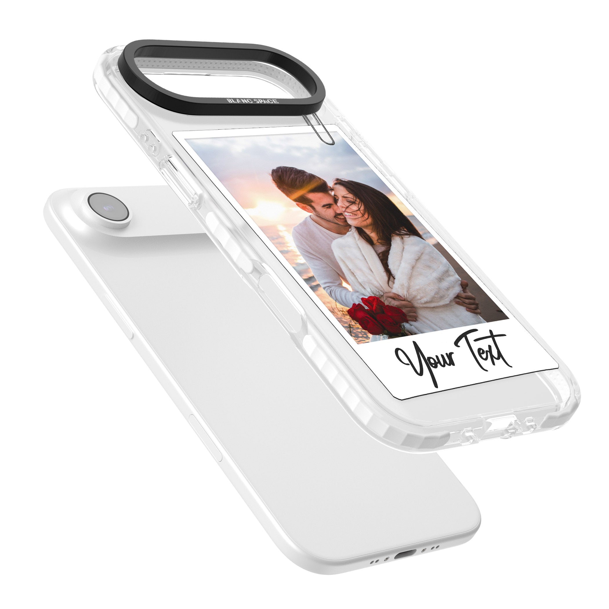 Personalised Instant Camera Photo iPhone 17 Air Impact Pro Clear Phone Case Colours