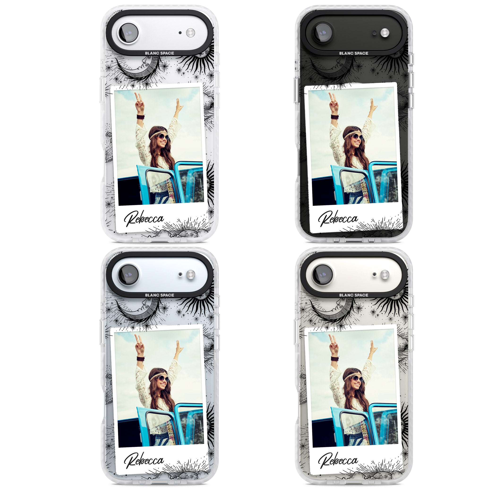 Personalised Astrology Instant Photo iPhone 17 Air Impact Pro Clear Phone Case APT Impact Protection