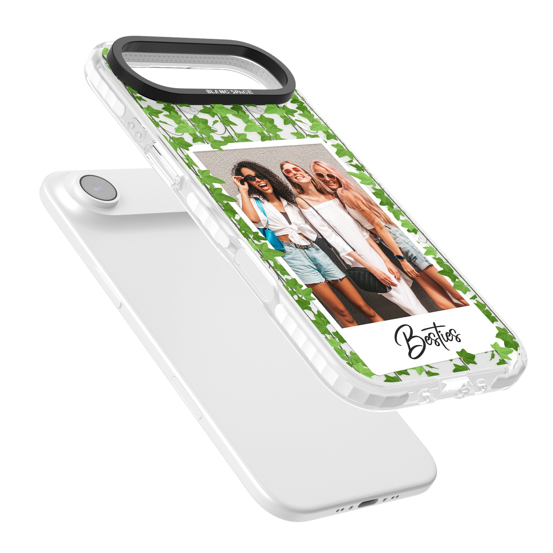 Personalised Ivy Vine Instant Photo iPhone 17 Air Impact Pro Clear Phone Case Colours