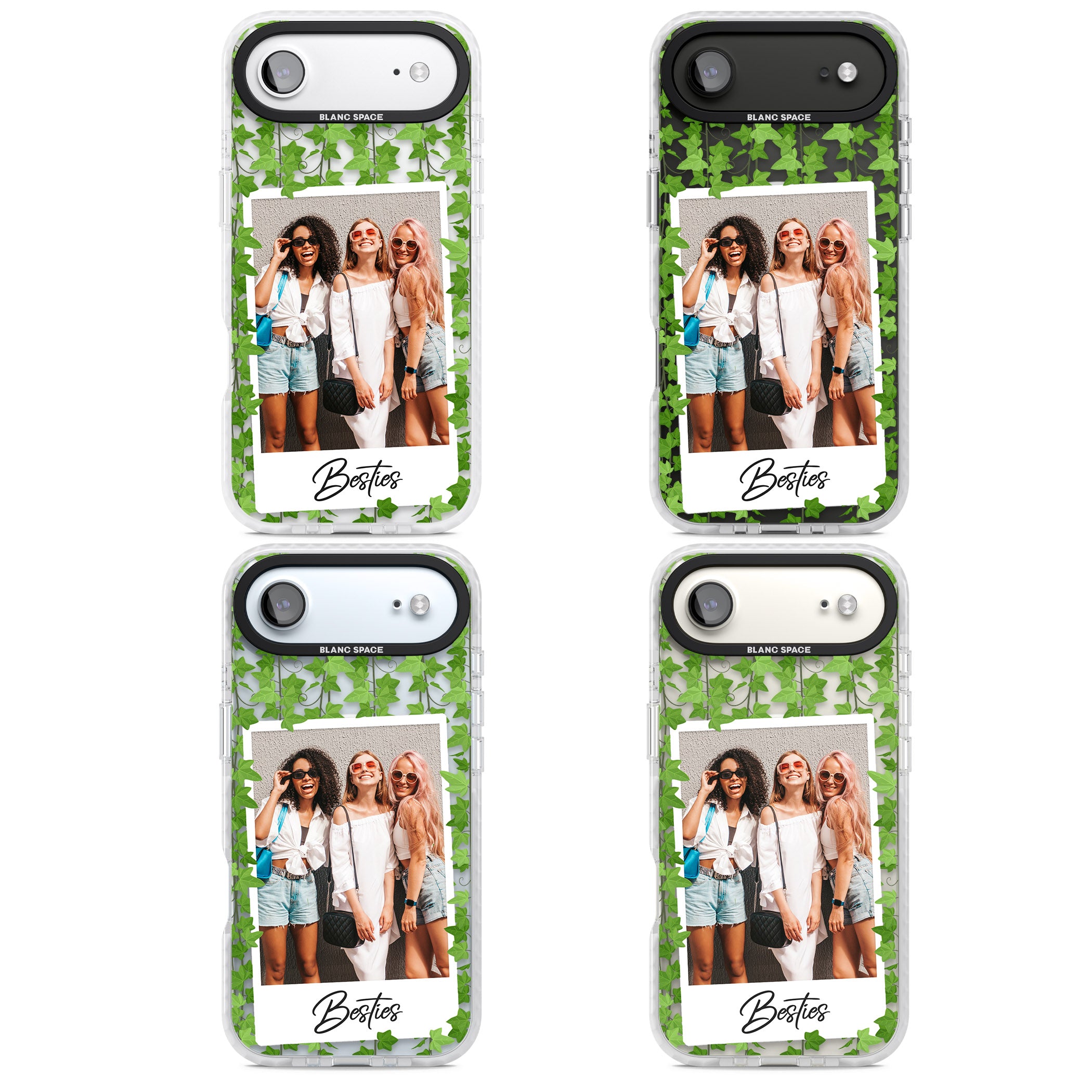 Personalised Ivy Vine Instant Photo iPhone 17 Air Impact Pro Clear Phone Case APT Impact Protection