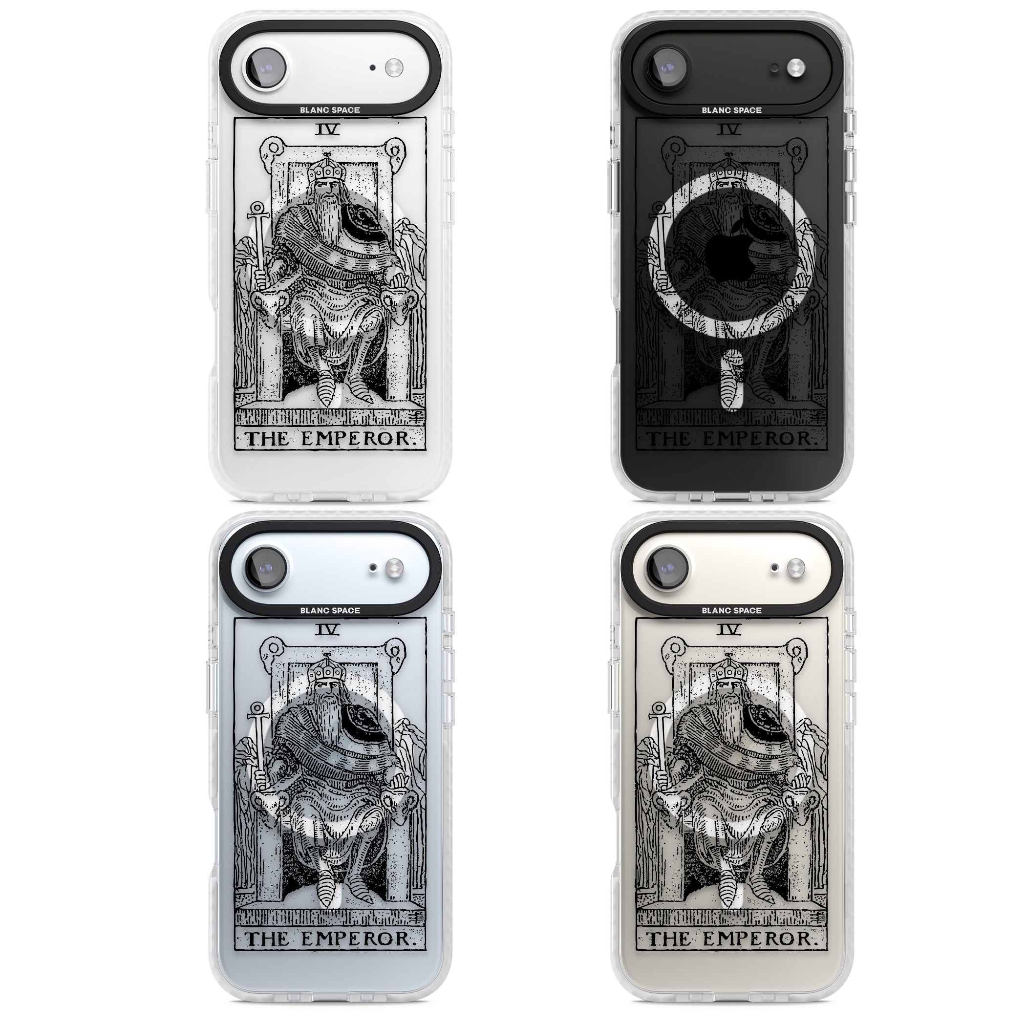 Personalised The Emperor Tarot iPhone 17 Air Impact Pro Clear Phone Case APT Impact Protection