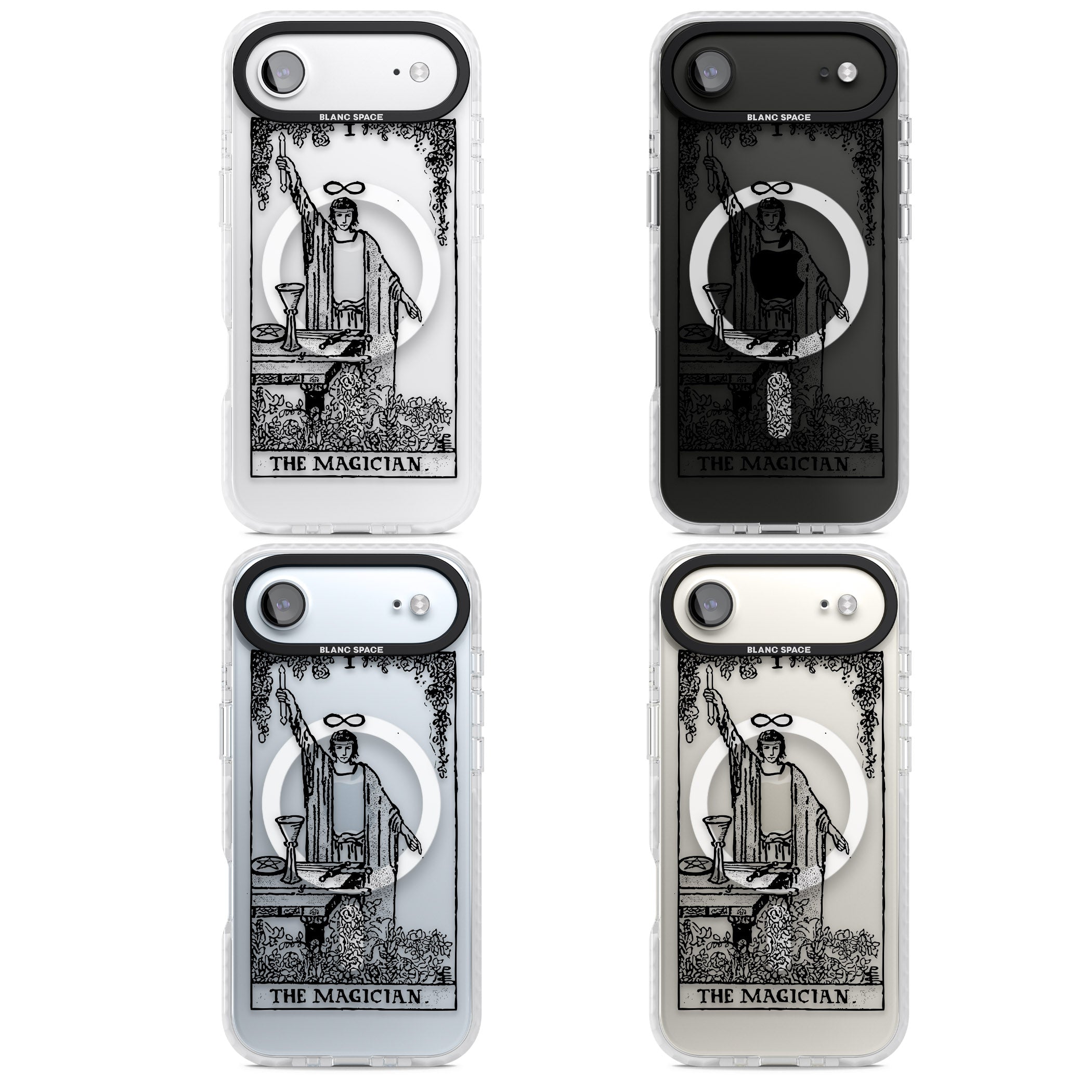 Personalised The Magician Tarot Transparent iPhone 17 Air Impact Pro Clear Phone Case APT Impact Protection