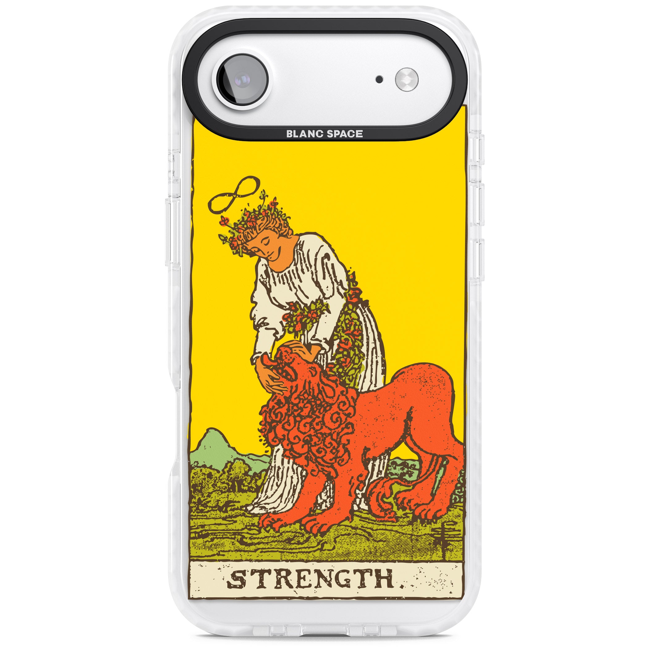 Personalised Strength Tarot Card (Color) iPhone 17 Air Impact Pro Clear Phone Case