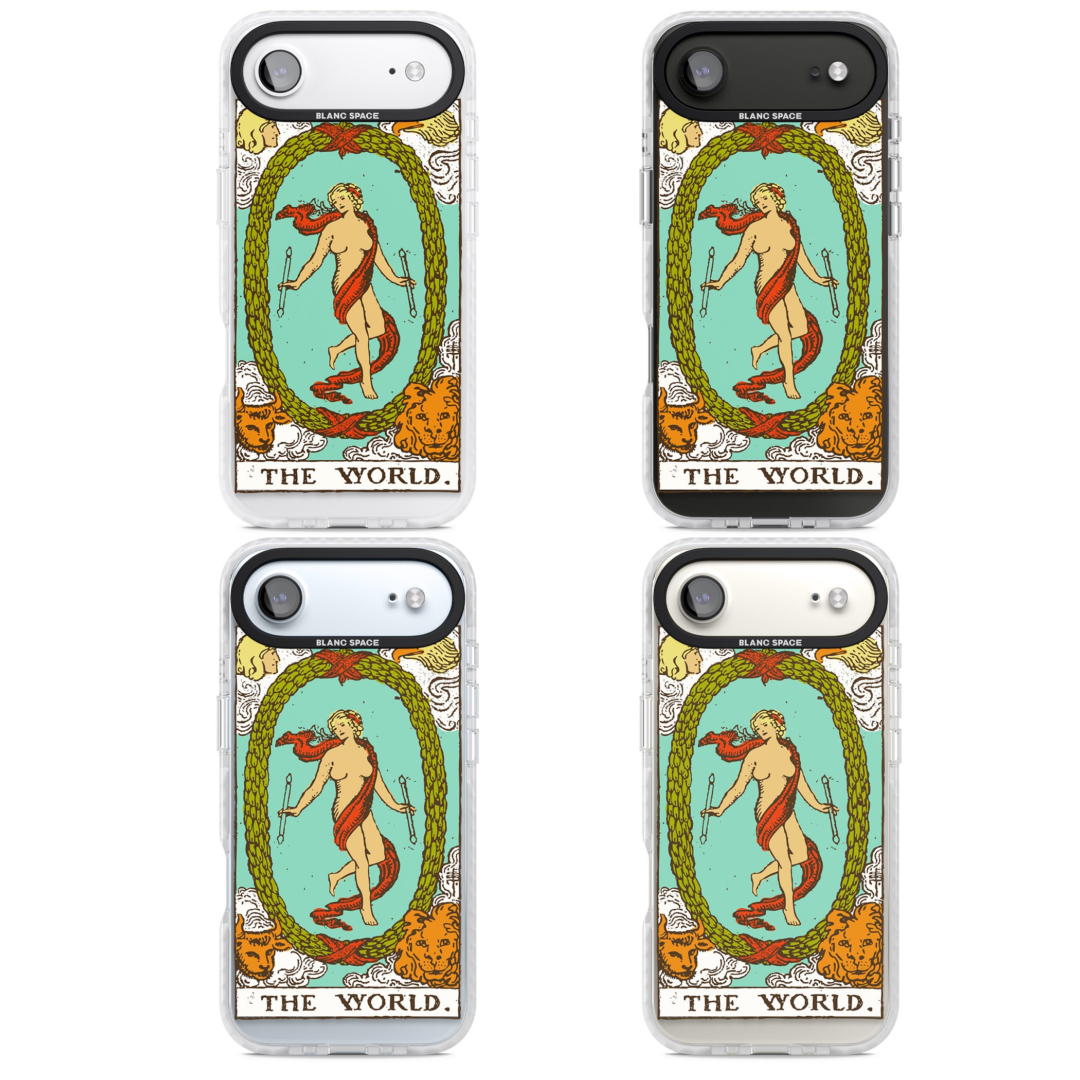Personalised The World Tarot Card (Color) iPhone 17 Air Impact Pro Clear Phone Case APT Impact Protection