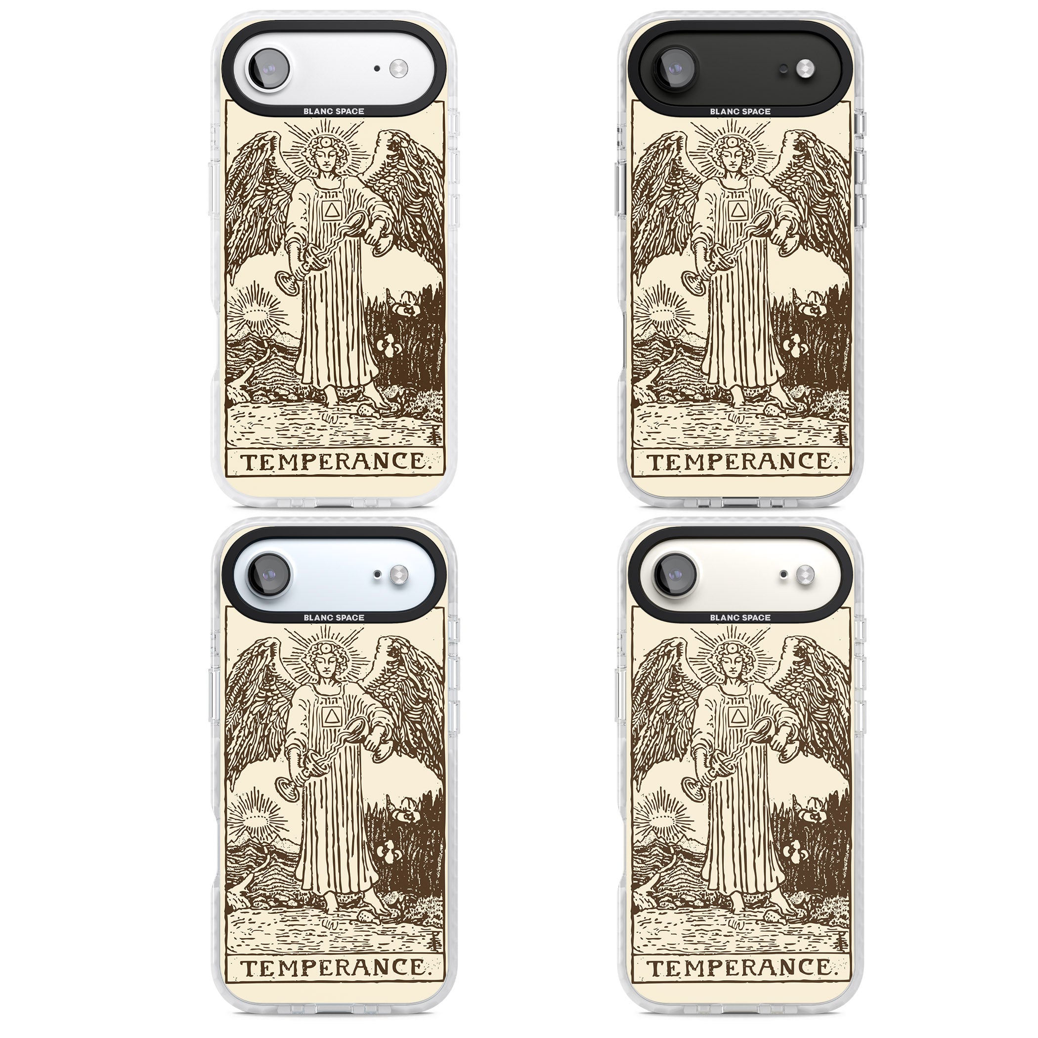 Personalised Temperance Tarot Card (Cream) iPhone 17 Air Impact Pro Clear Phone Case APT Impact Protection