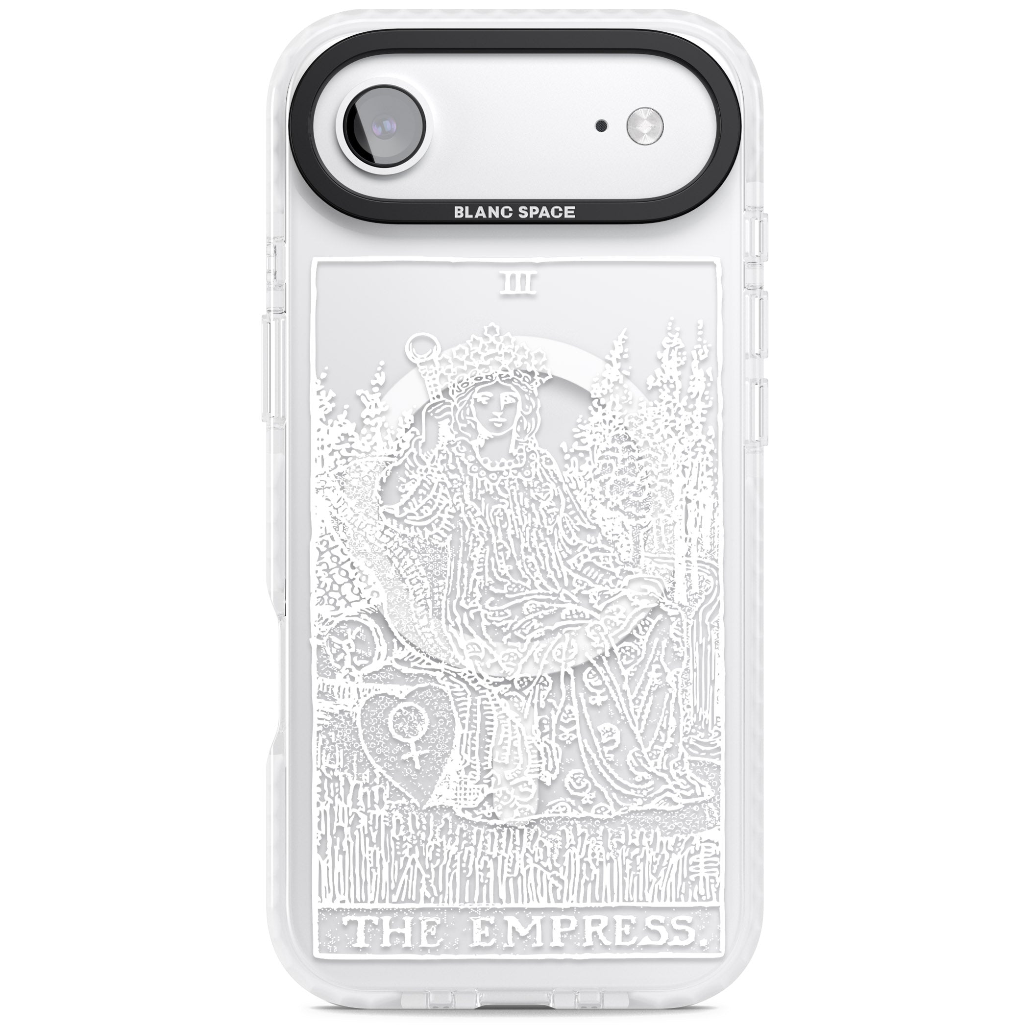 Personalised The Empress Tarot Card (White) iPhone 17 Air Impact Pro Clear Phone Case