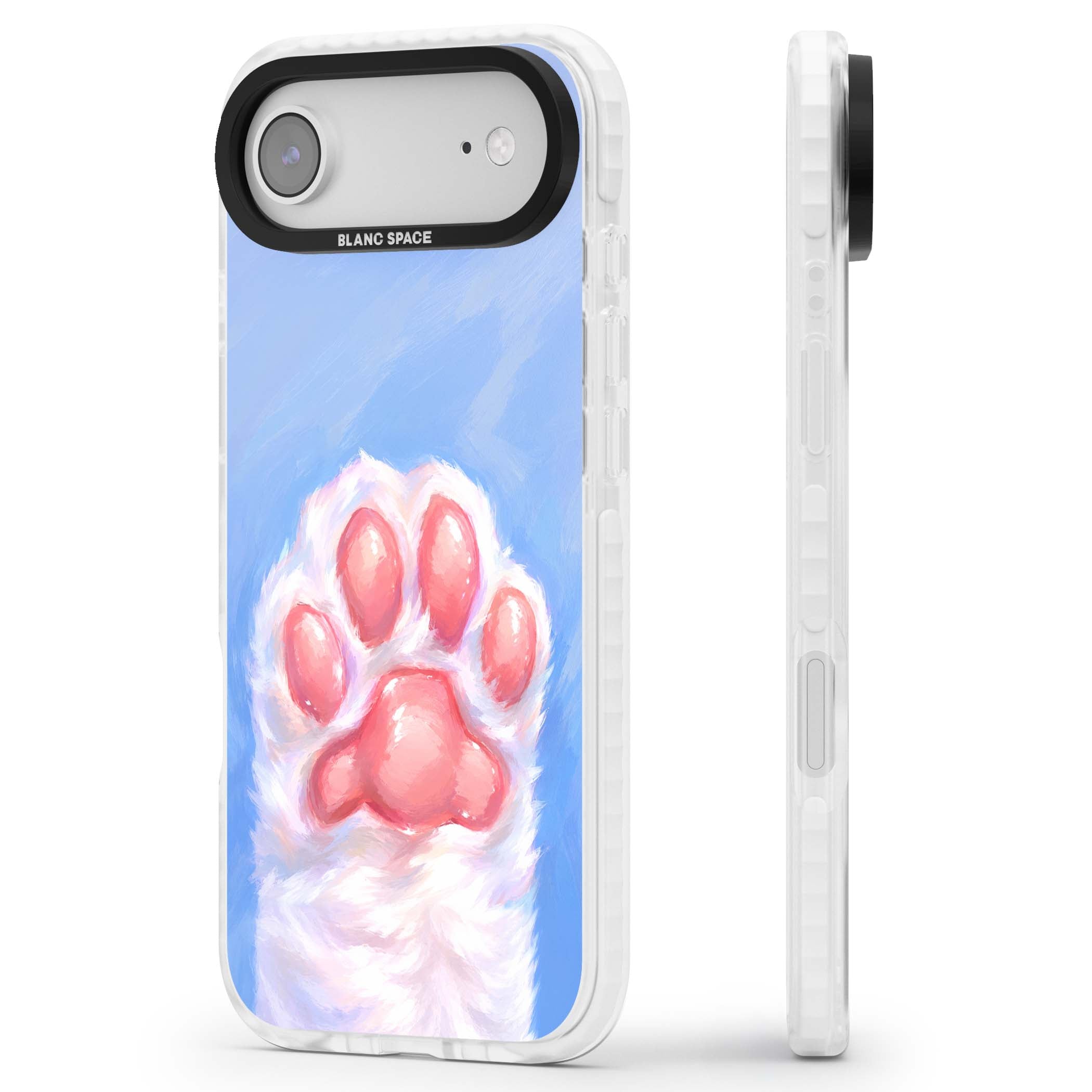 Soft White Paw cute iPhone case | Impact Magsafe case for iPhone Air