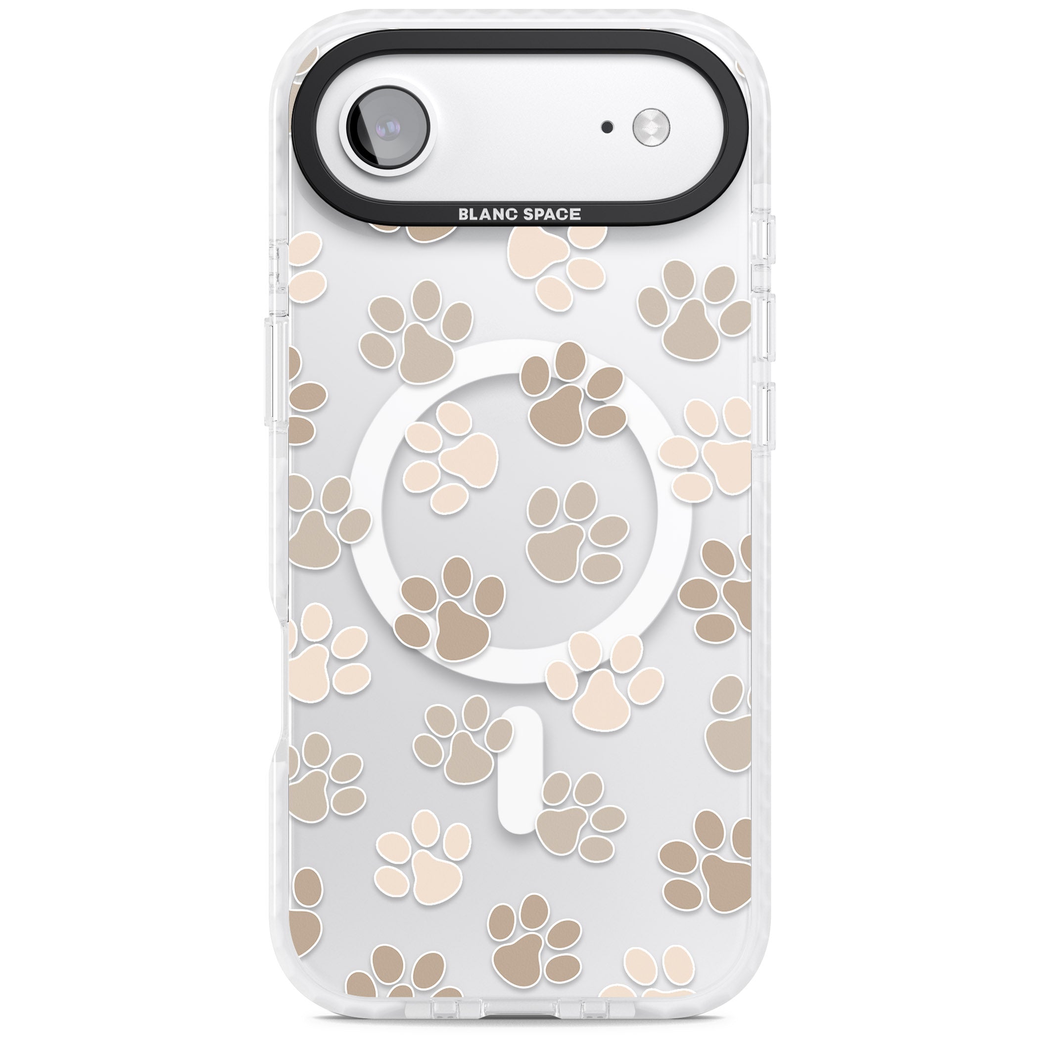 Paw Prints iPhone 17 Air Impact Pro Clear Phone Case