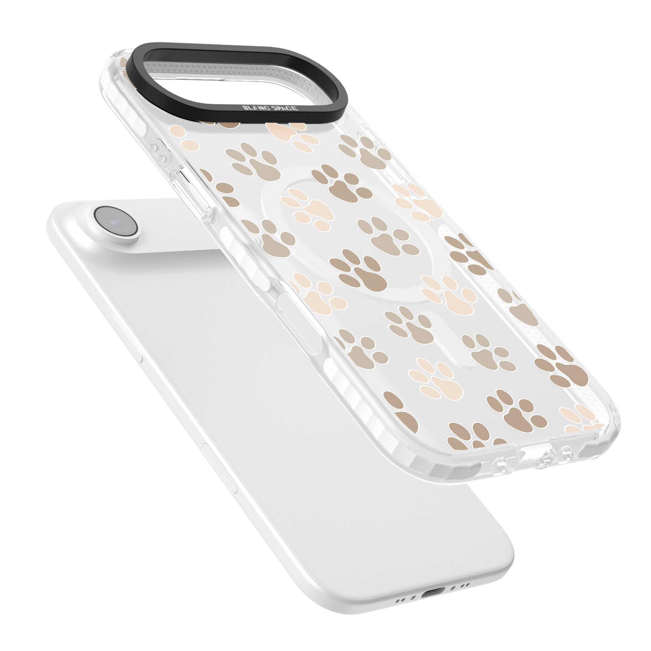 Paw Prints iPhone 17 Air Impact Pro Clear Phone Case Colours