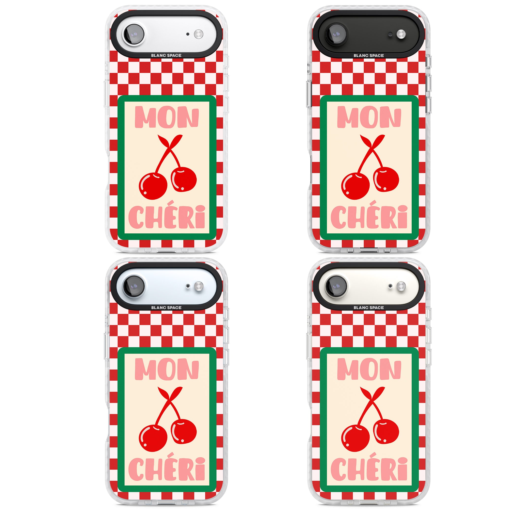 Mon Cheri iPhone 17 Air Impact Pro Clear Phone Case APT Impact Protection