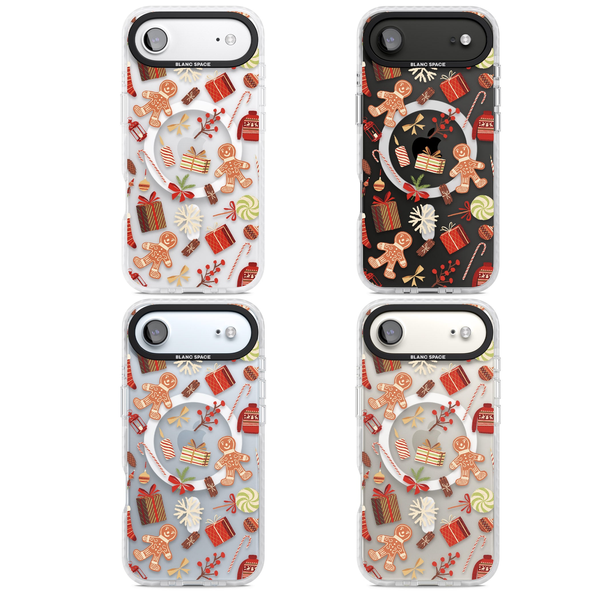 Christmas Assortments iPhone 17 Air Impact Pro Clear Phone Case APT Impact Protection