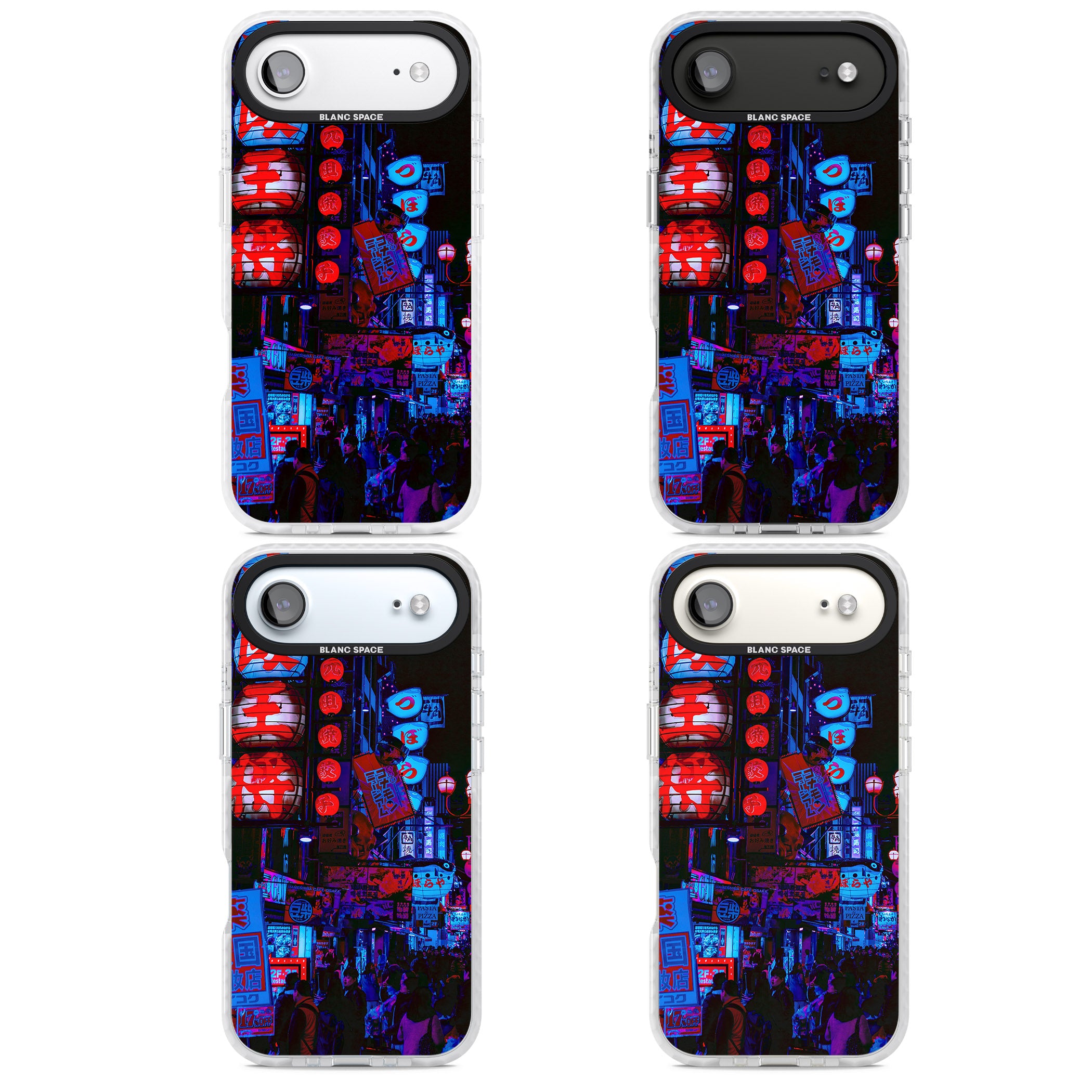 Neon City Nights iPhone 17 Air Impact Pro Clear Phone Case APT Impact Protection