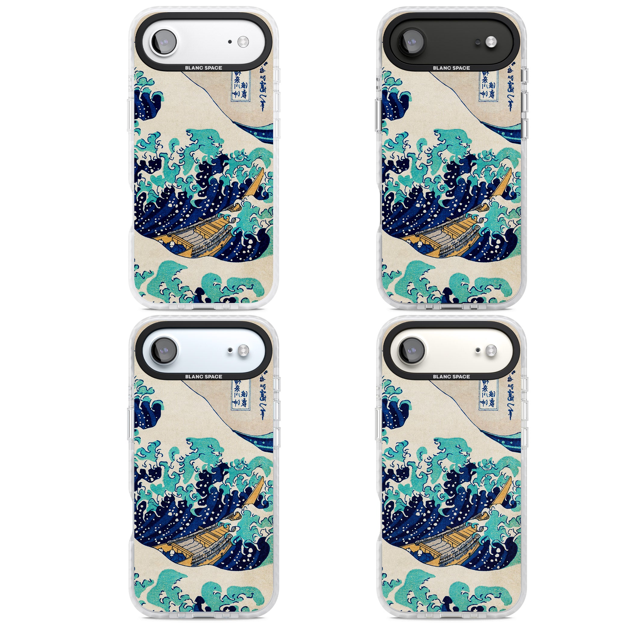 The Great Wave By Katsushika Hokusai iPhone 17 Air Impact Pro Clear Phone Case APT Impact Protection