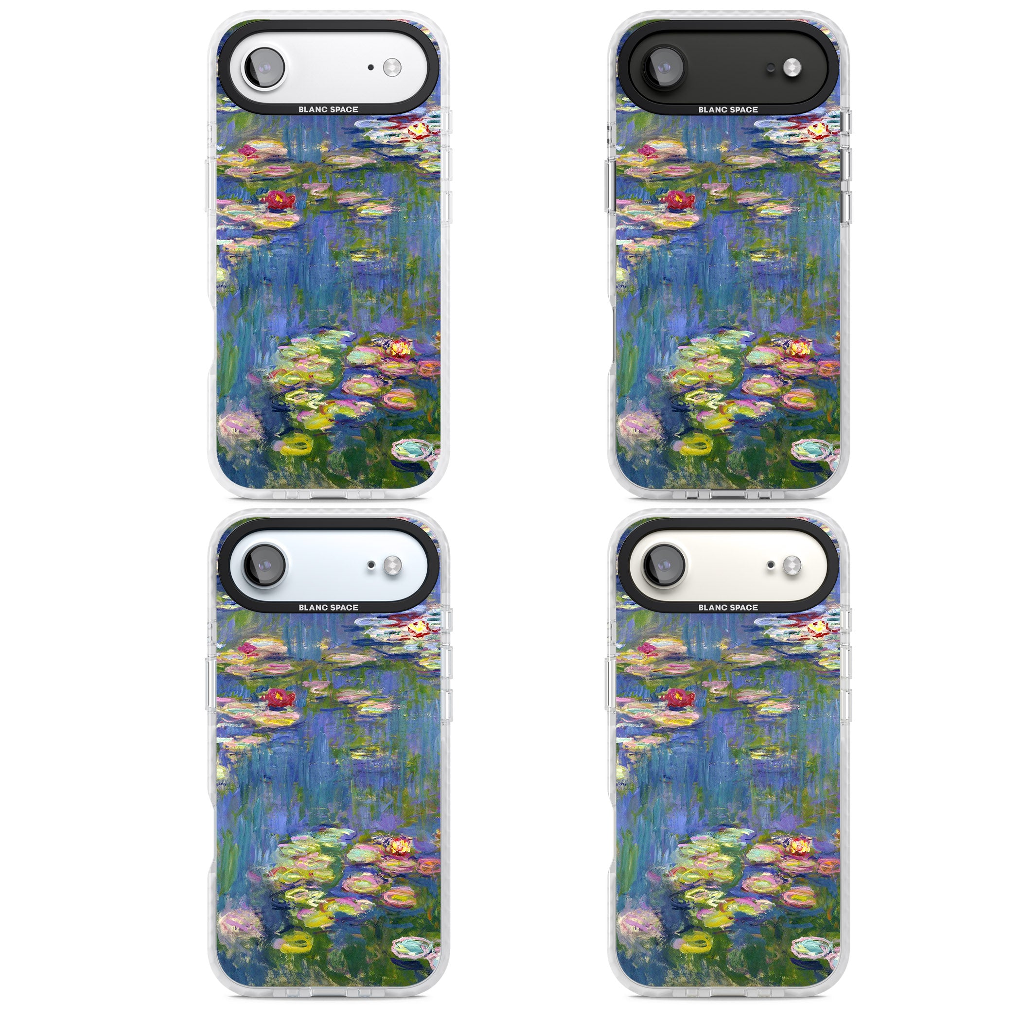 Water Lilies II iPhone 17 Air Impact Pro Clear Phone Case APT Impact Protection