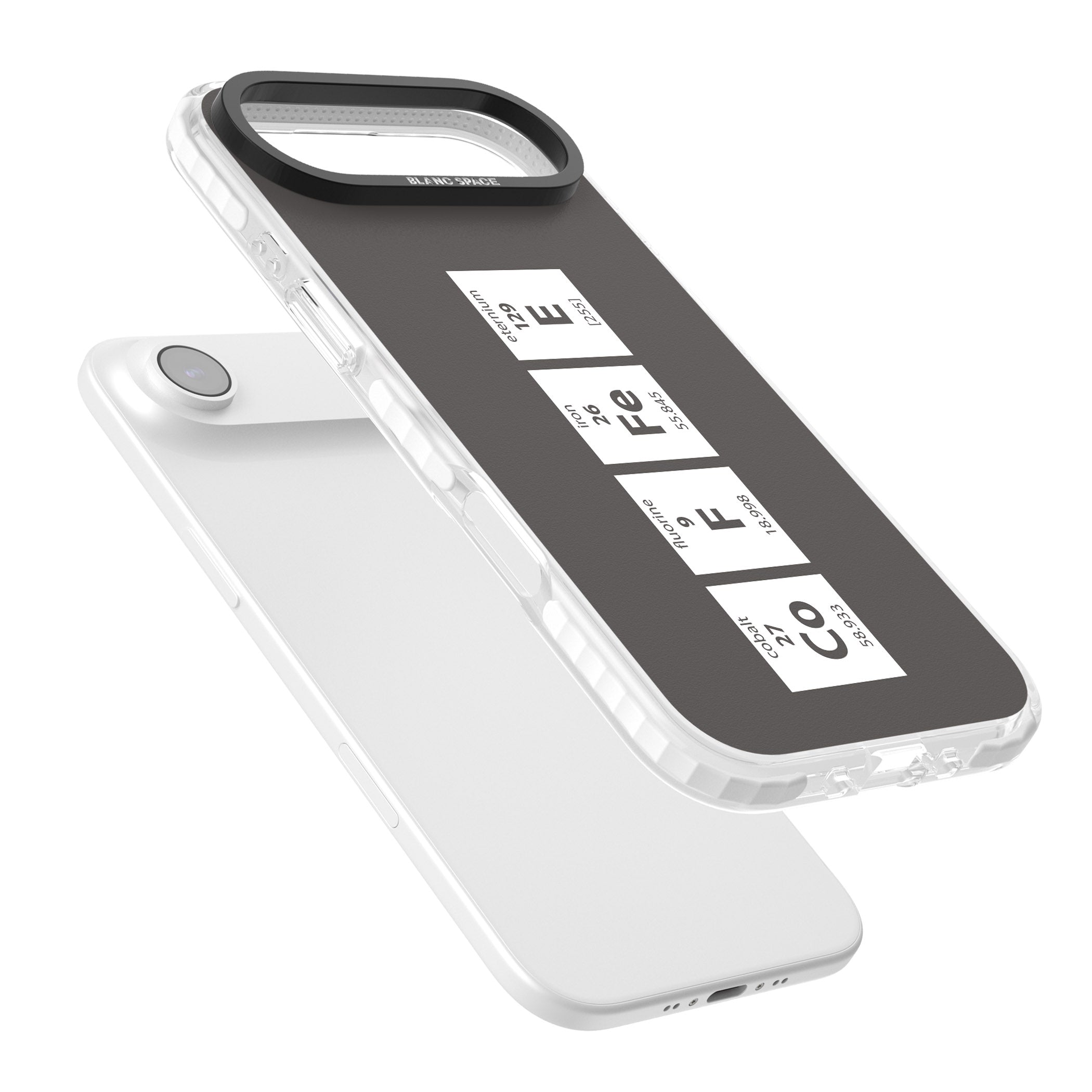 Coffee Element (Grey) iPhone 17 Air Impact Pro Clear Phone Case Colours