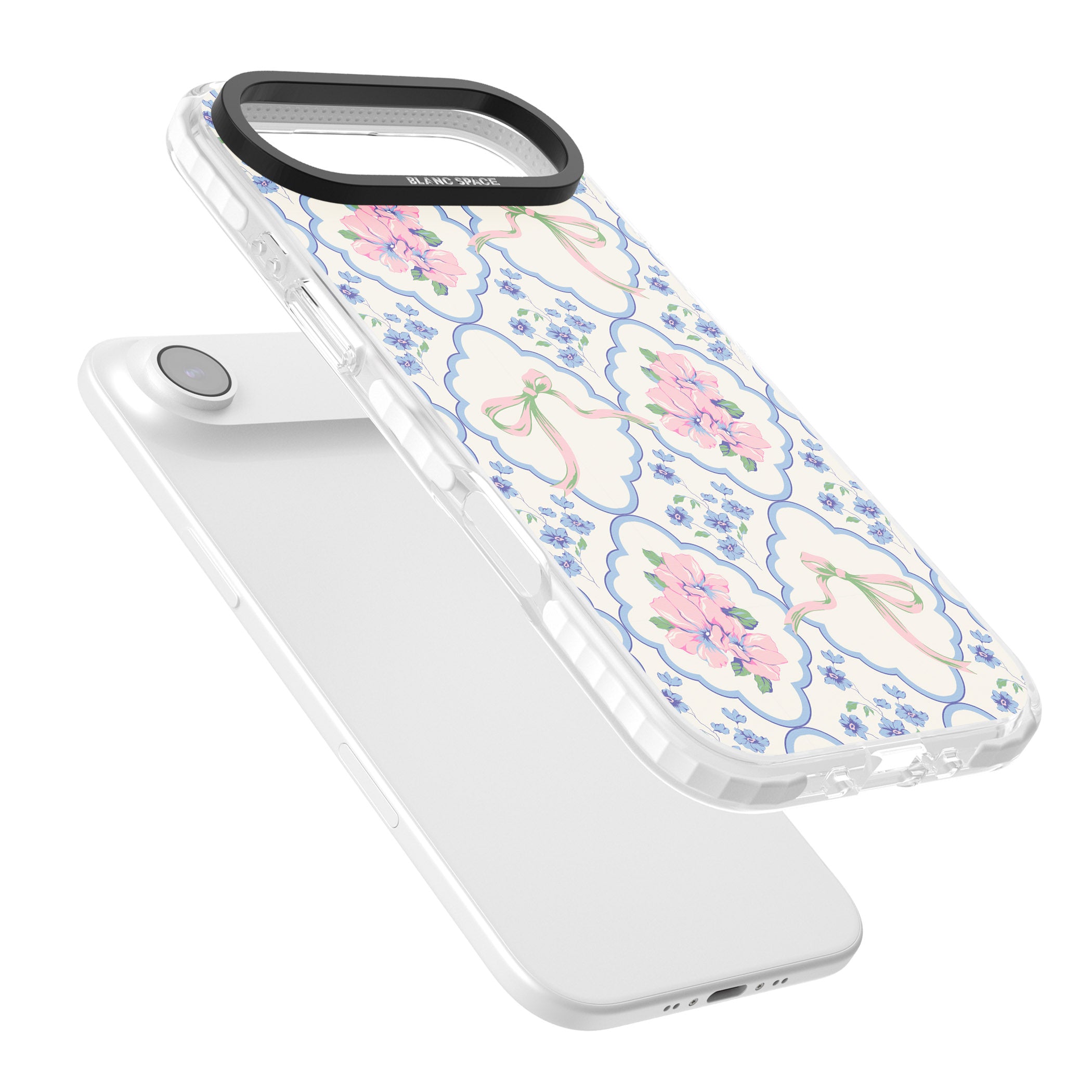 Coquette Flowers & Bows iPhone 17 Air Impact Pro Clear Phone Case Colours