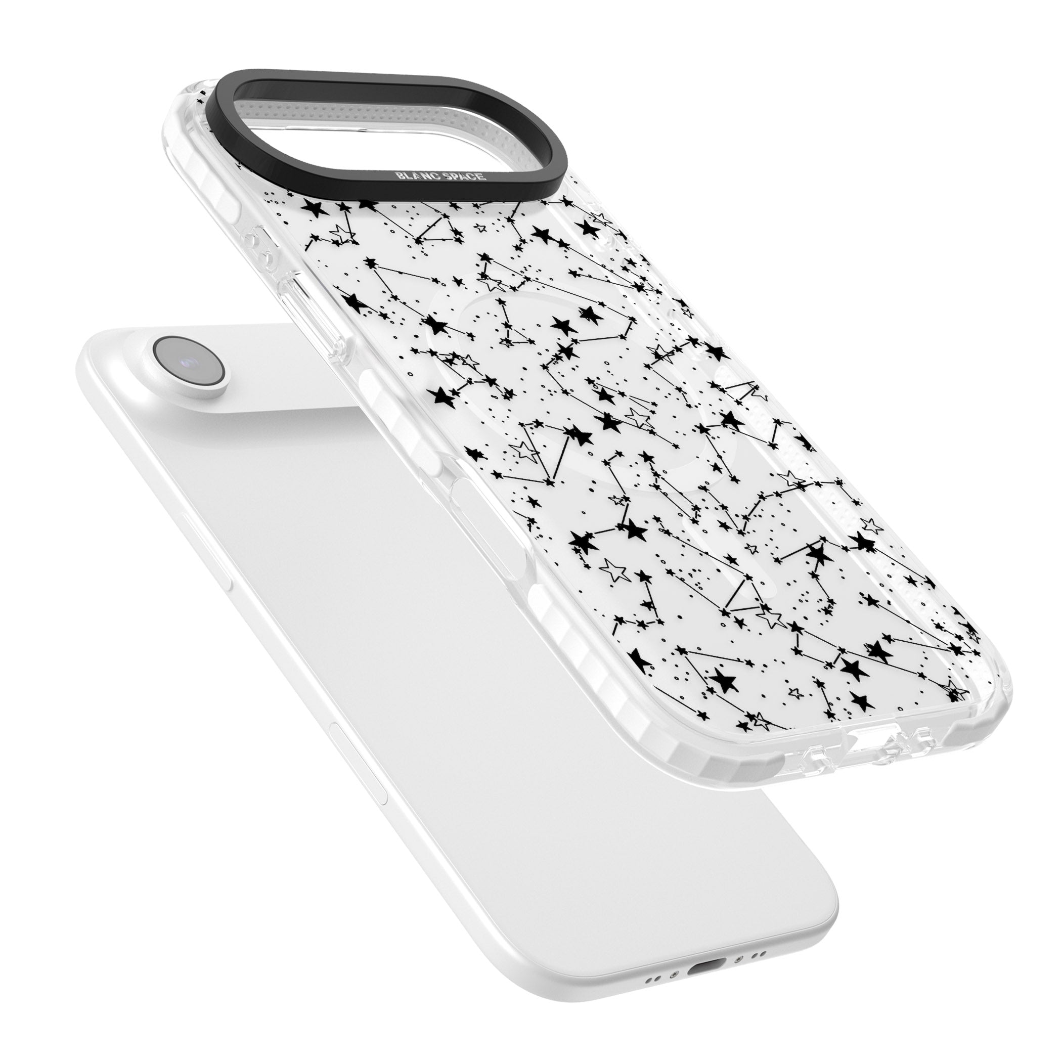 Midnight Constellations iPhone 17 Air Impact Pro Clear Phone Case Colours