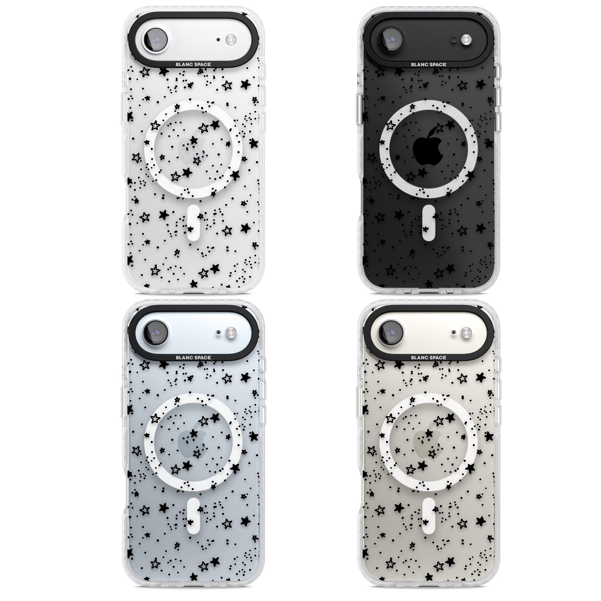 Midnight Stars iPhone 17 Air Impact Pro Clear Phone Case APT Impact Protection