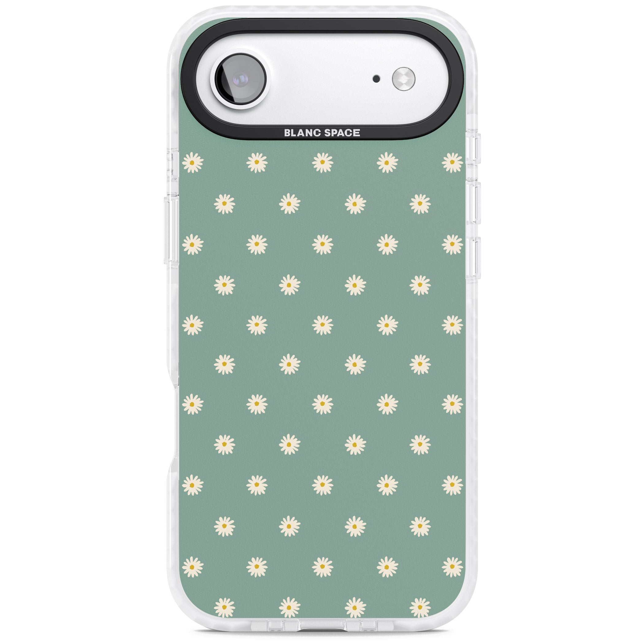 Sage Daisy Floral iPhone 17 Air Impact Pro Clear Phone Case