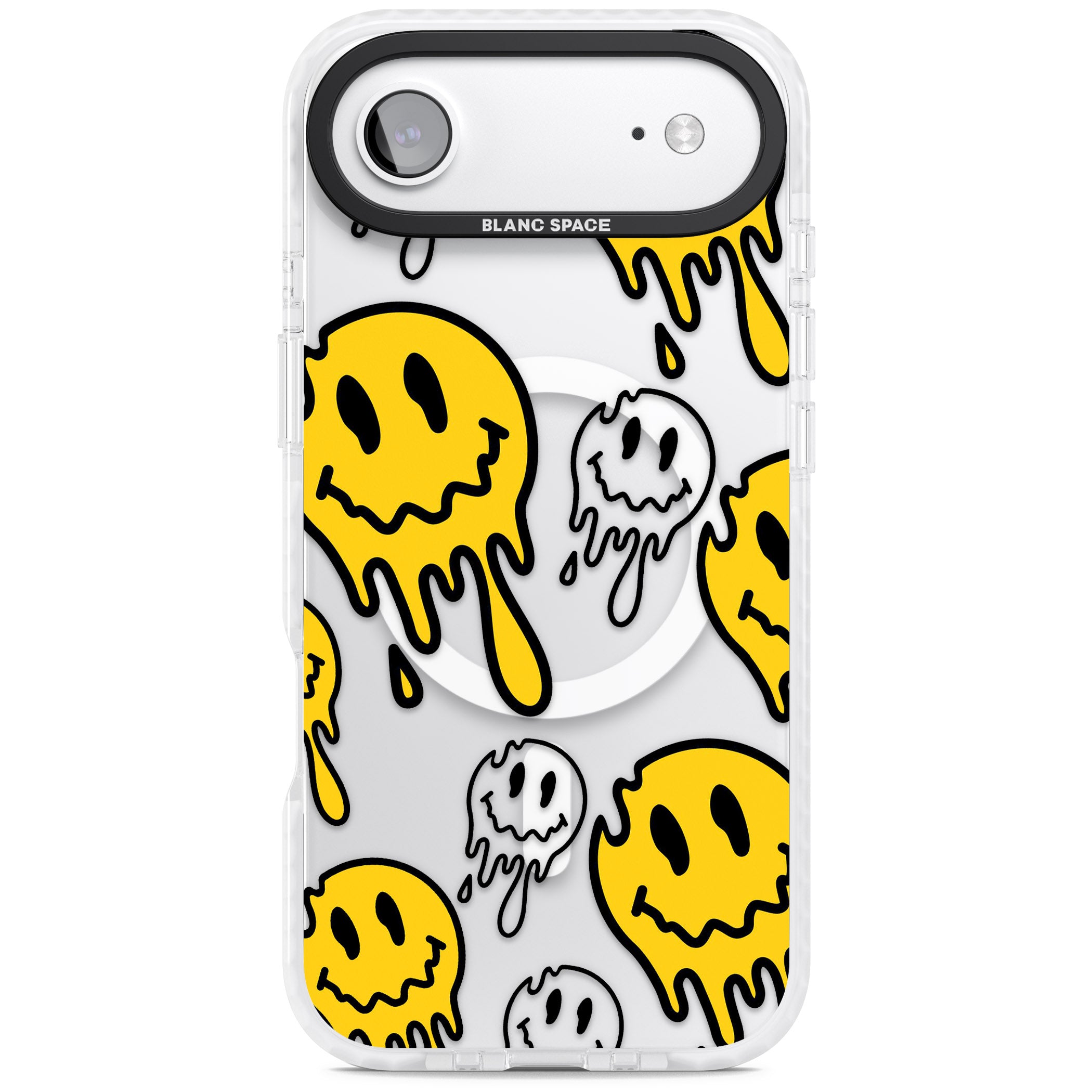 Face Melt iPhone 17 Air Impact Pro Clear Phone Case