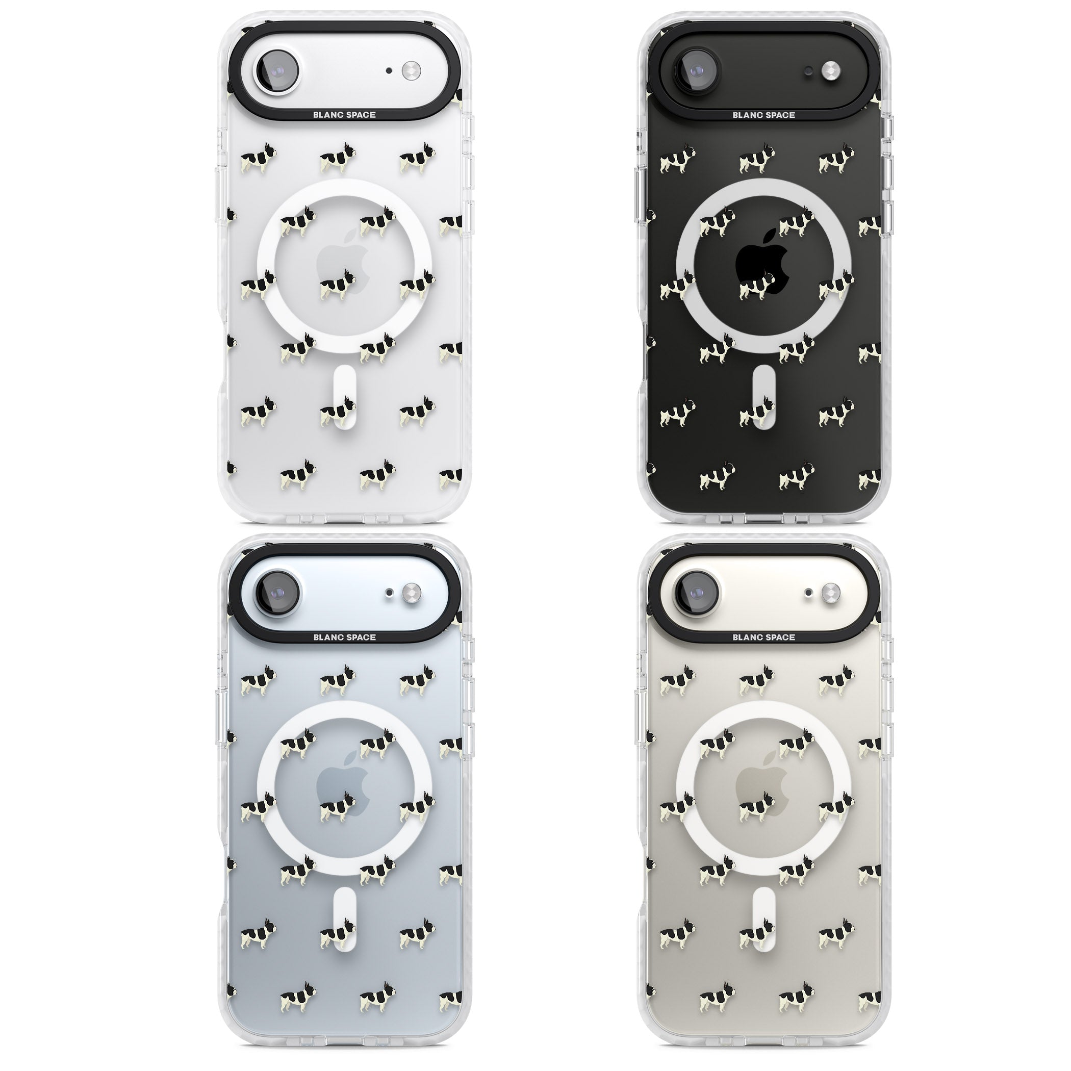 Frenchie Repeat Dog iPhone 17 Air Impact Pro Clear Phone Case APT Impact Protection