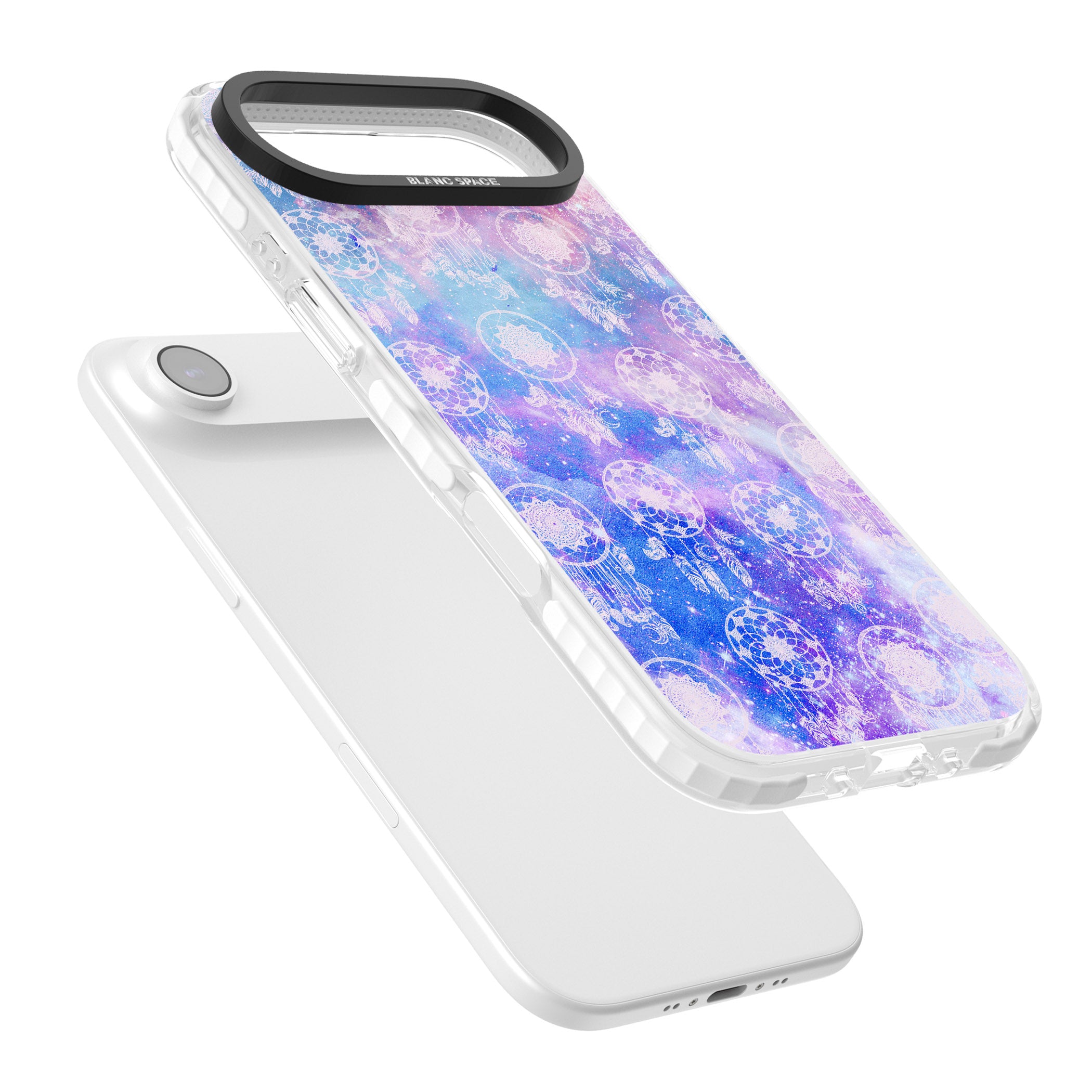 Dreamcatcher Galaxy Tie Dye iPhone 17 Air Impact Pro Clear Phone Case Colours