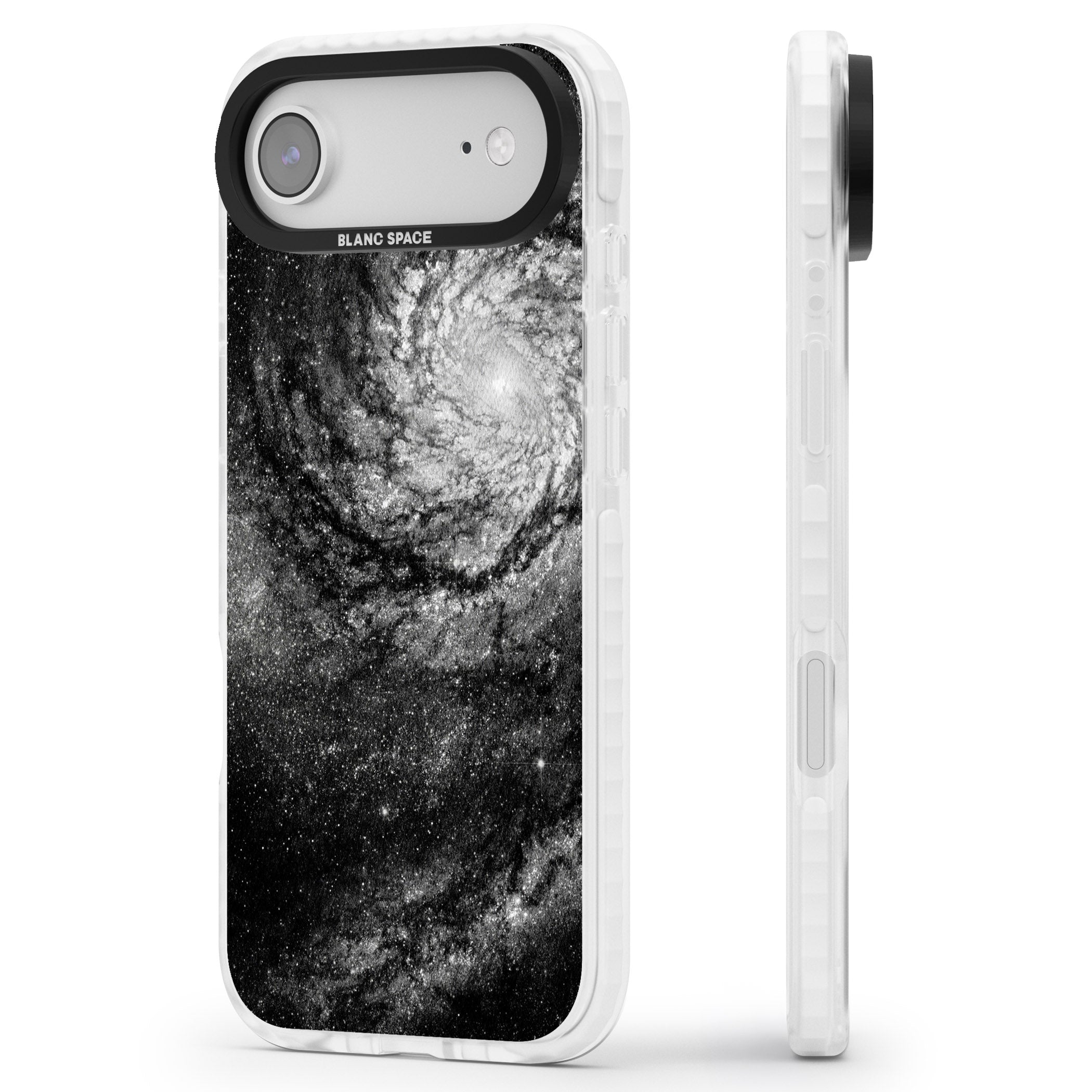 Night Sky Galaxies: Milky Way Galaxy iPhone 17 Air Impact Pro Clear Phone Case Side Profile