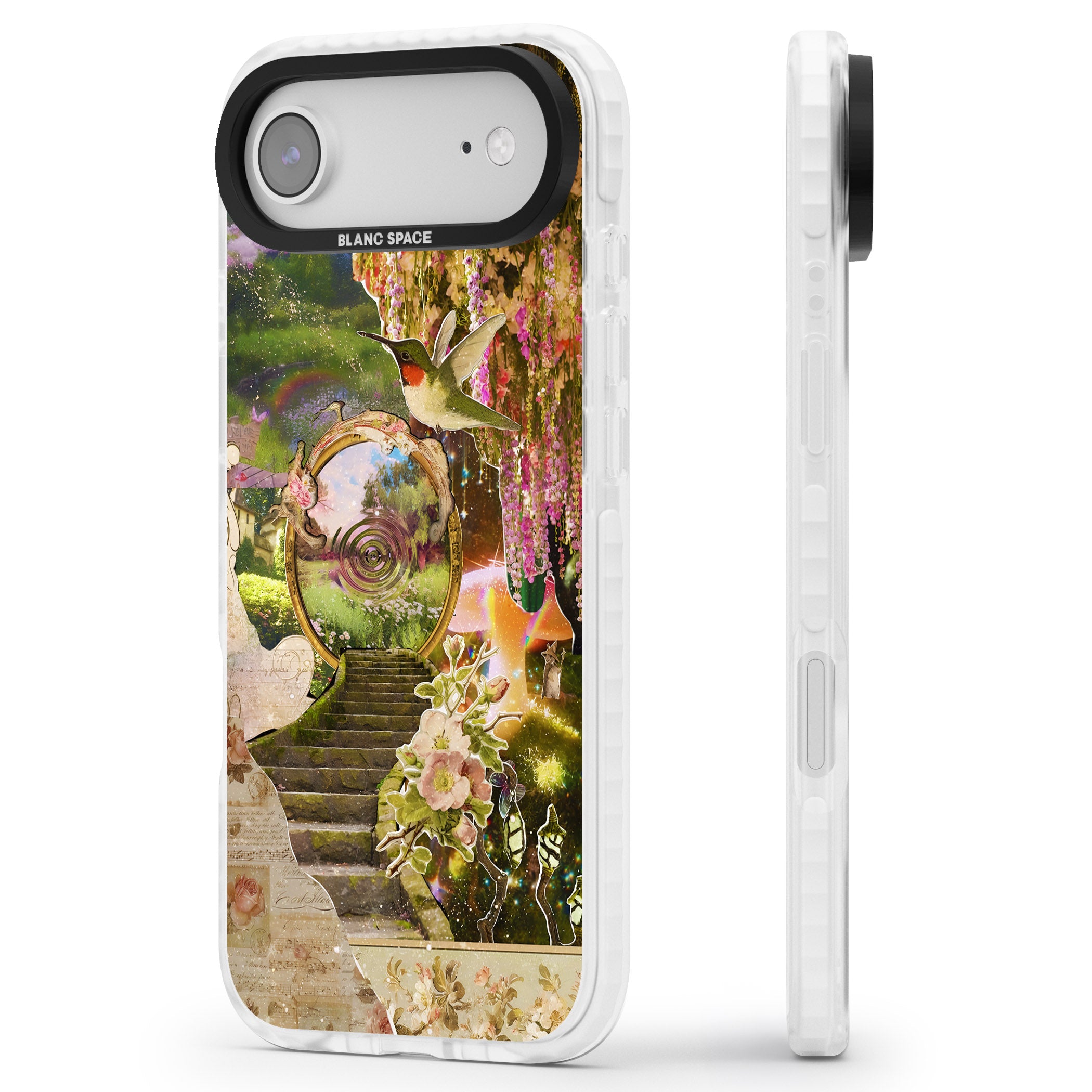 Fairy Portal iPhone 17 Air Impact Pro Clear Phone Case Side Profile