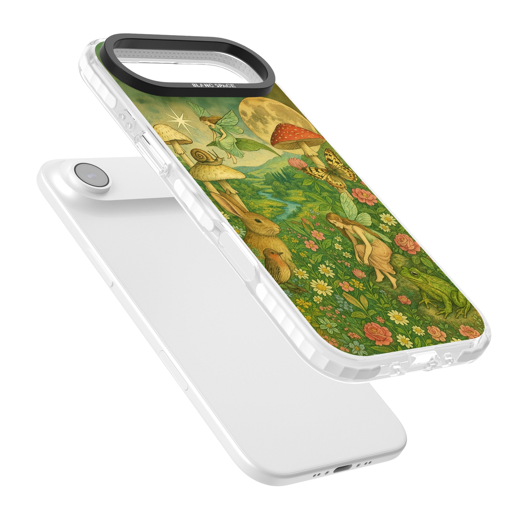 Fairies & Flowers iPhone 17 Air Impact Pro Clear Phone Case Colours