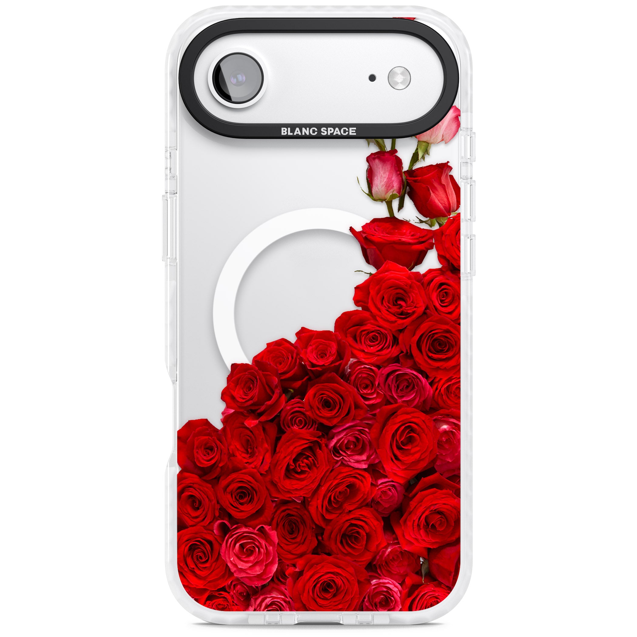 Floral Roses iPhone 17 Air Impact Pro Clear Phone Case