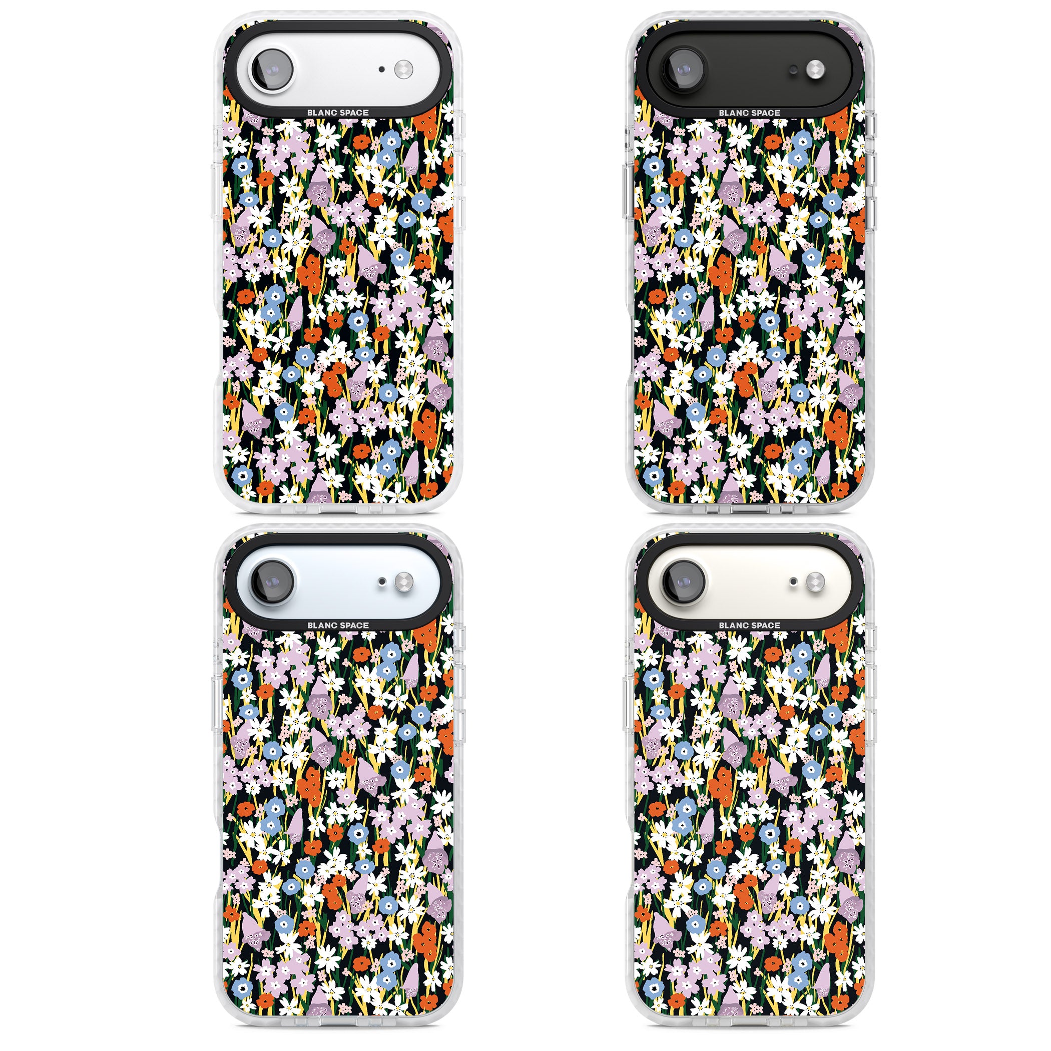 Energetic Floral Mix iPhone 17 Air Impact Pro Clear Phone Case APT Impact Protection