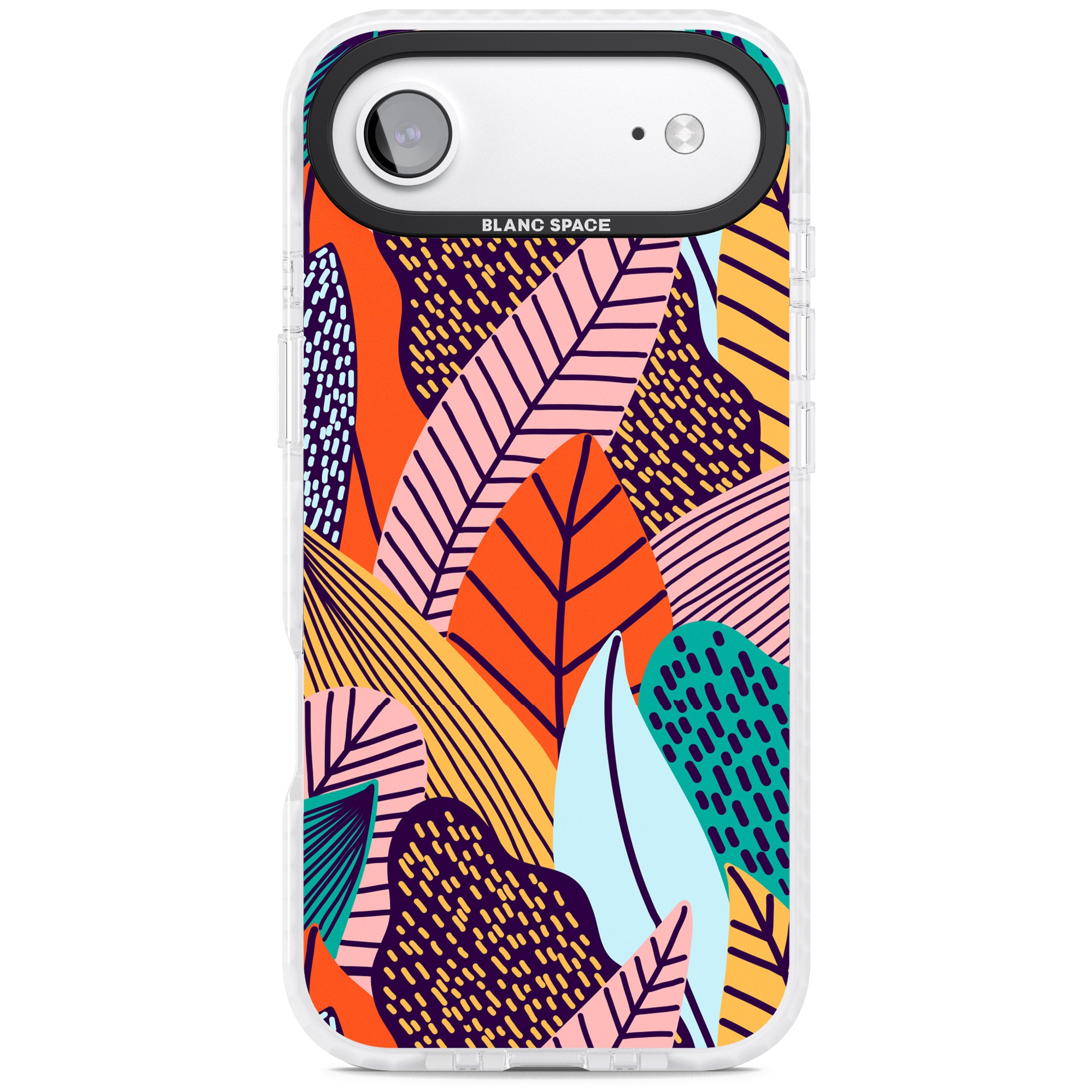 Abstract Leaves iPhone 17 Air Impact Pro Clear Phone Case