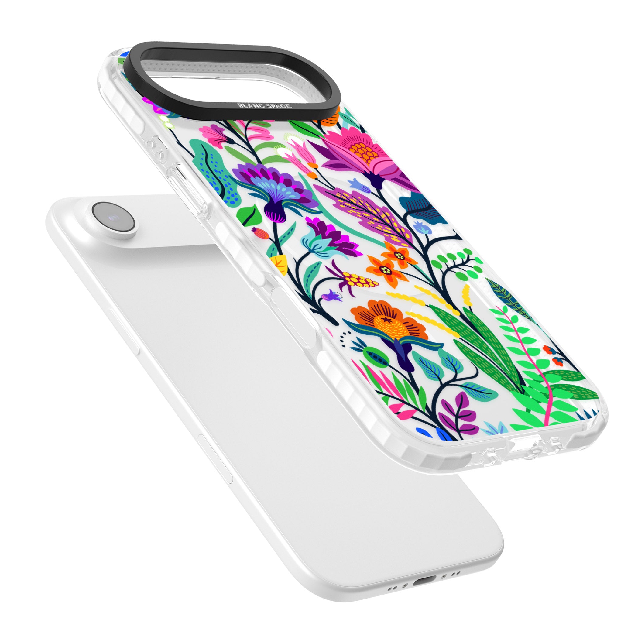 Floral Vibe iPhone 17 Air Impact Pro Clear Phone Case Colours