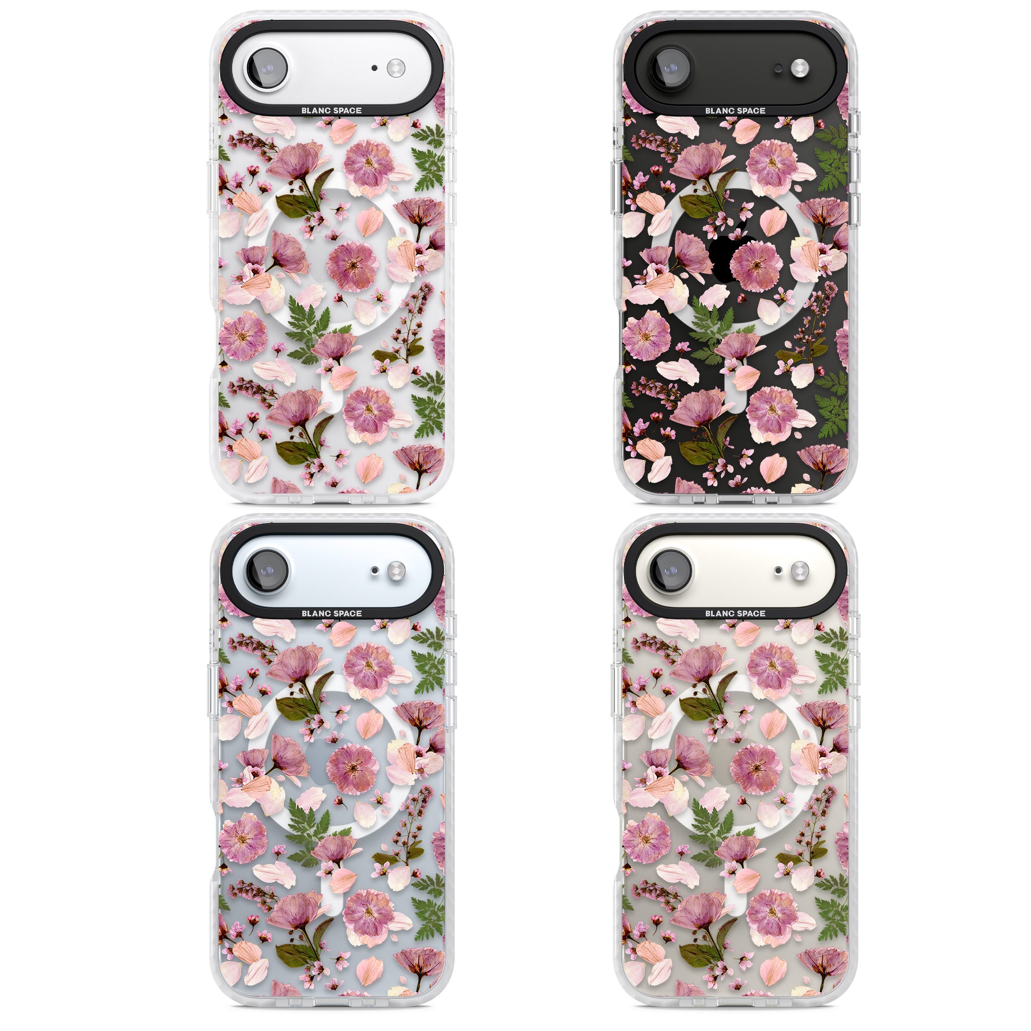 Floral Fantasy Menagerie iPhone 17 Air Impact Pro Clear Phone Case APT Impact Protection