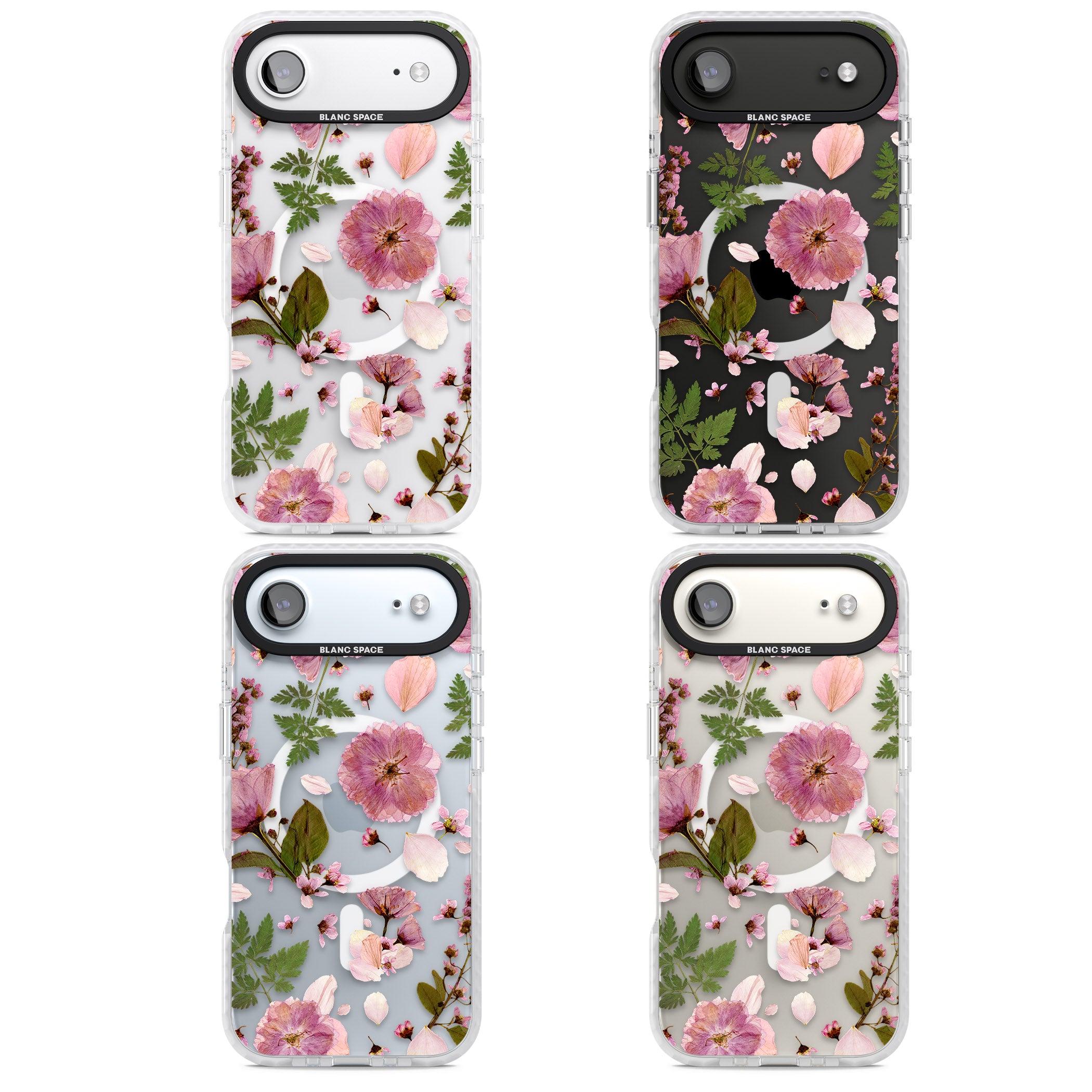 Blossom Bouquet iPhone 17 Air Impact Pro Clear Phone Case APT Impact Protection