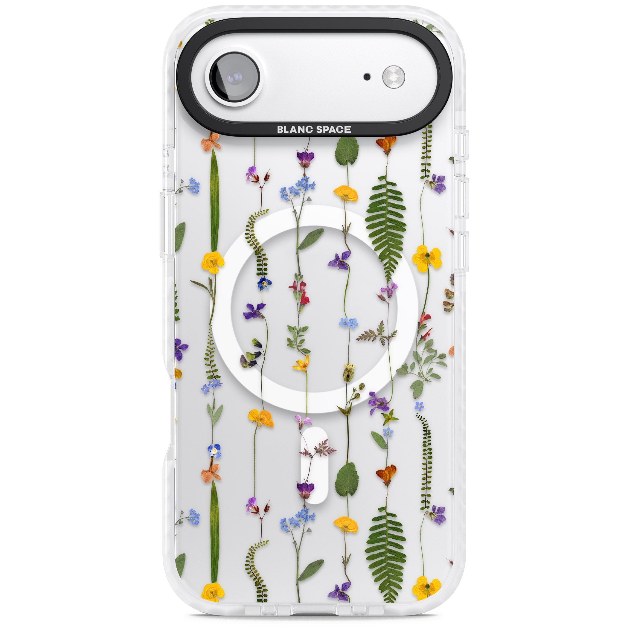 Wildflower Chain iPhone 17 Air Impact Pro Clear Phone Case