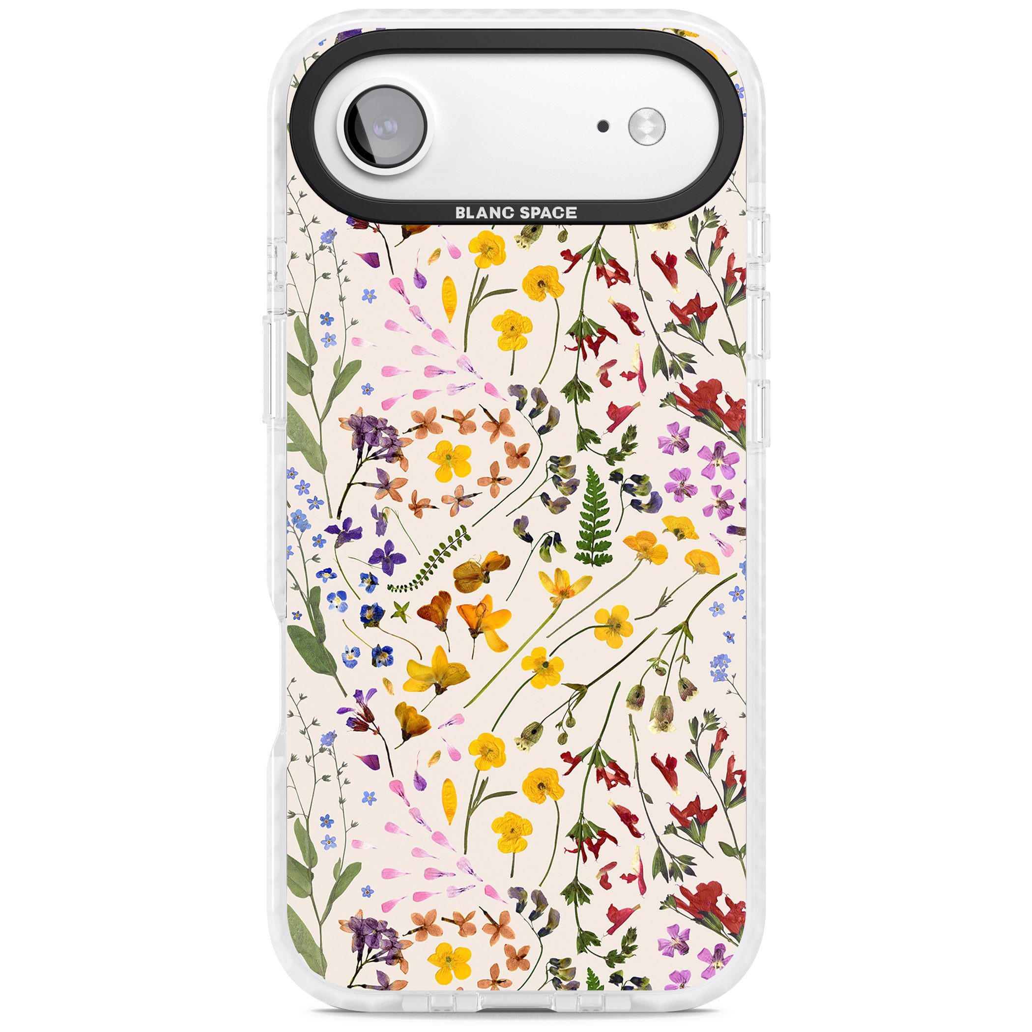 Wildflower Bouquet Cream iPhone 17 Air Impact Pro Clear Phone Case