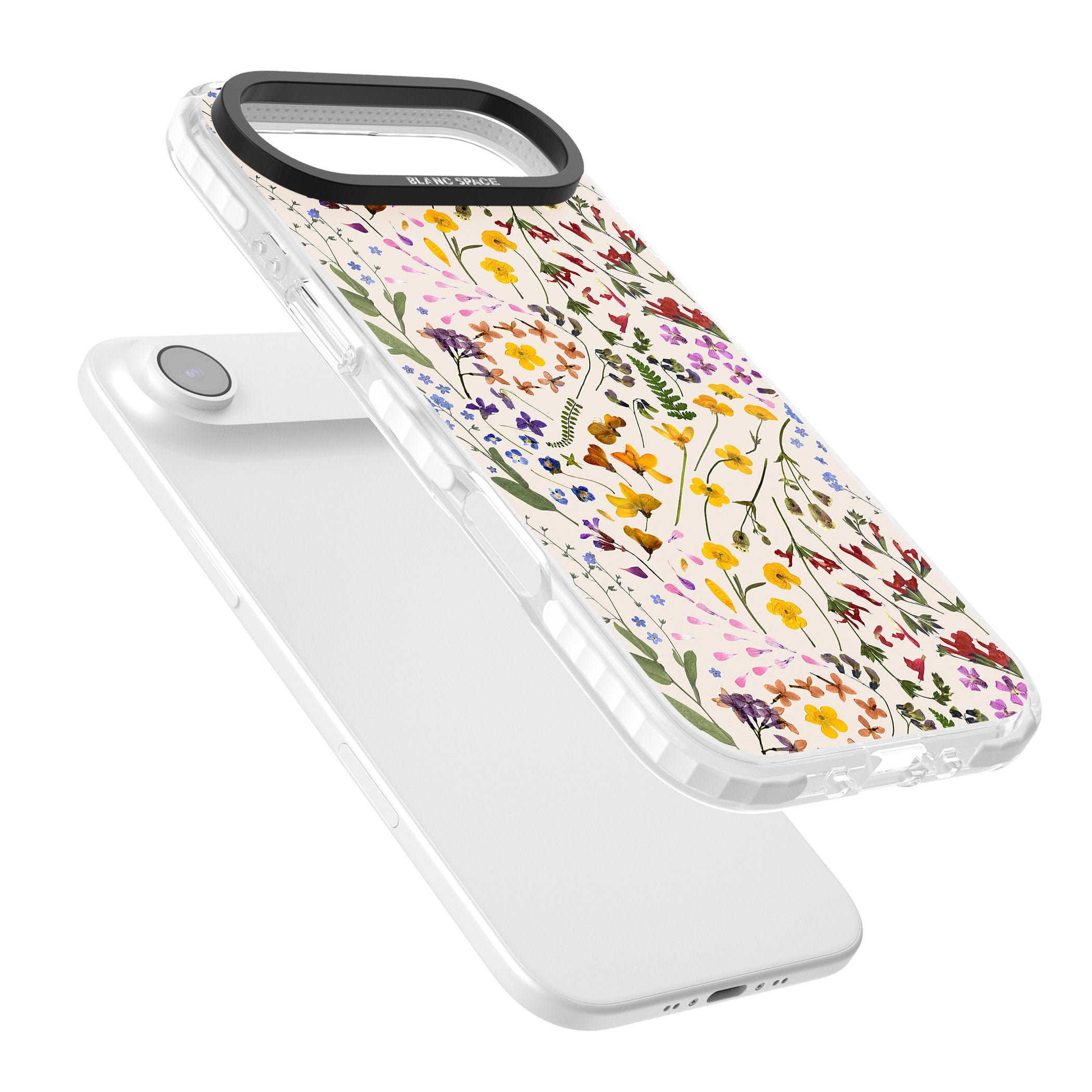 Wildflower Bouquet Cream iPhone 17 Air Impact Pro Clear Phone Case Colours