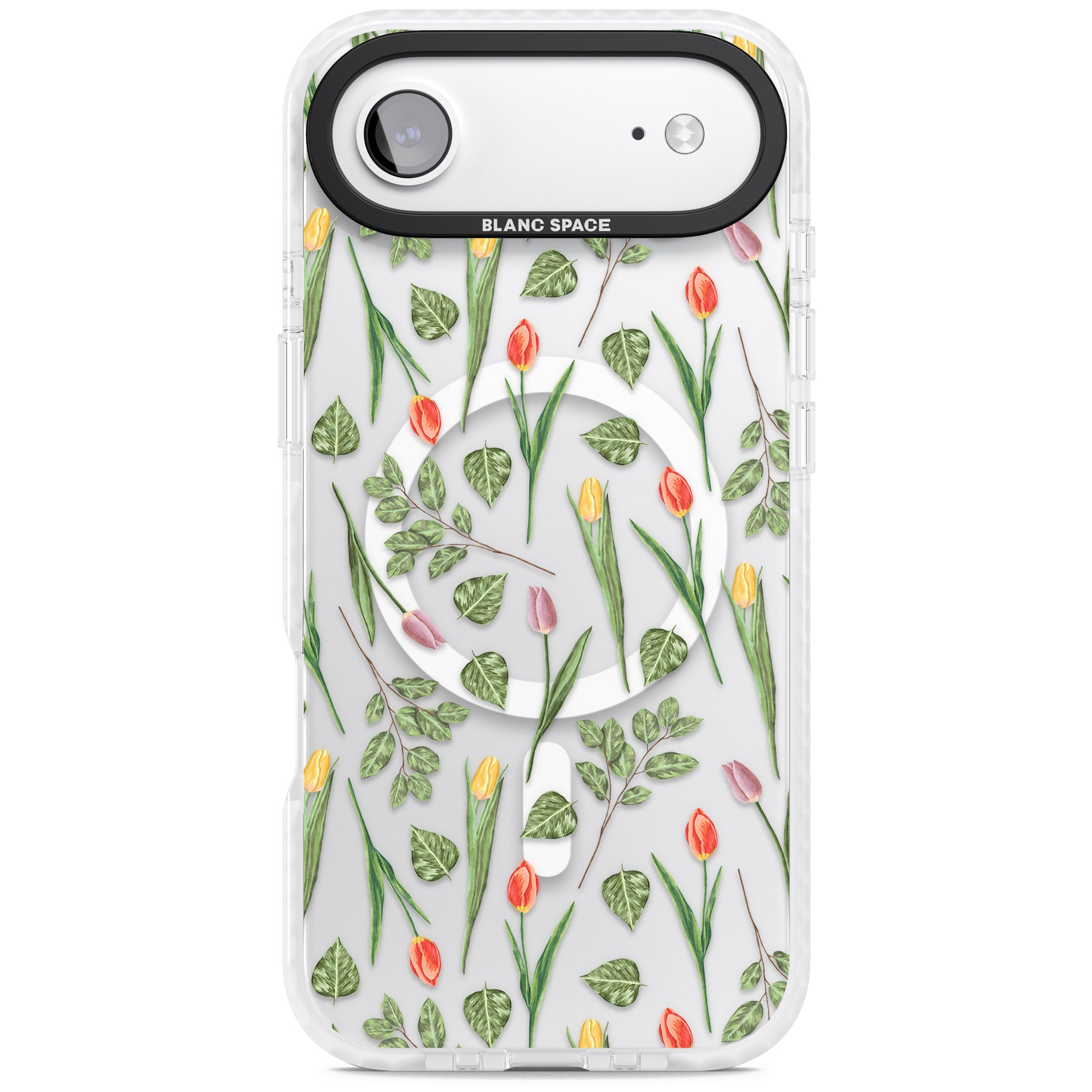 Spring Tulips Floral iPhone 17 Air Impact Pro Clear Phone Case