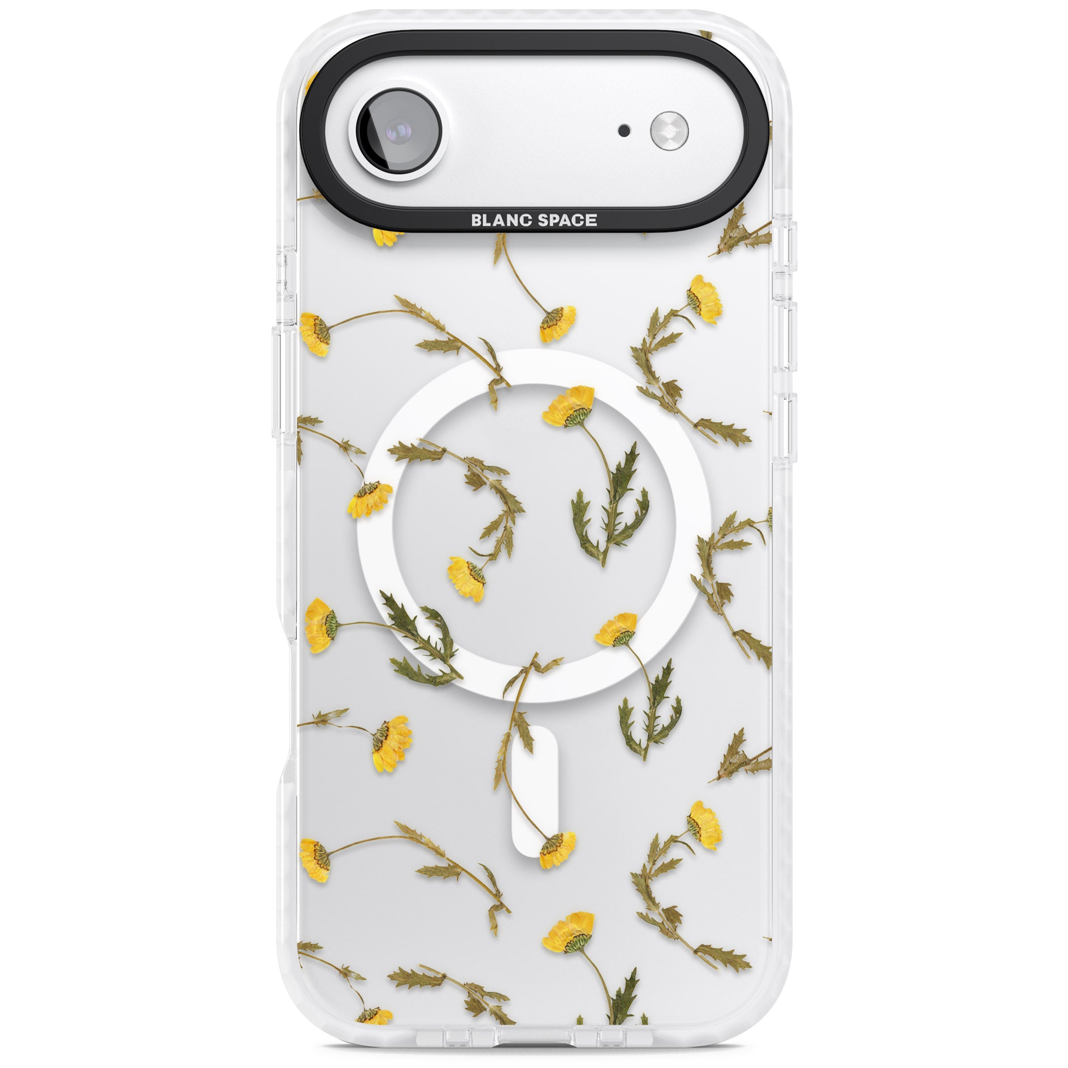 Wildflower Yellow iPhone 17 Air Impact Pro Clear Phone Case