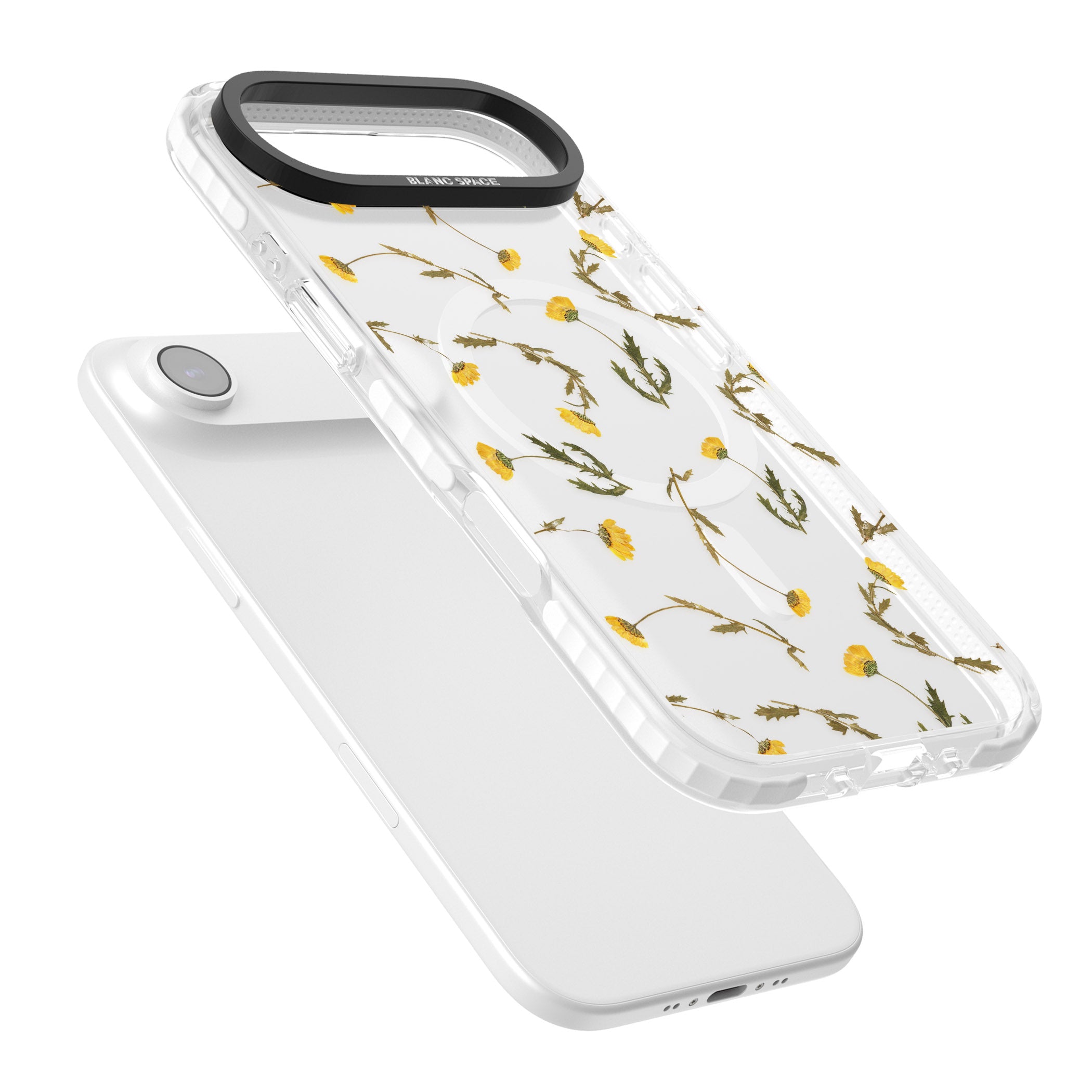 Wildflower Yellow iPhone 17 Air Impact Pro Clear Phone Case Colours