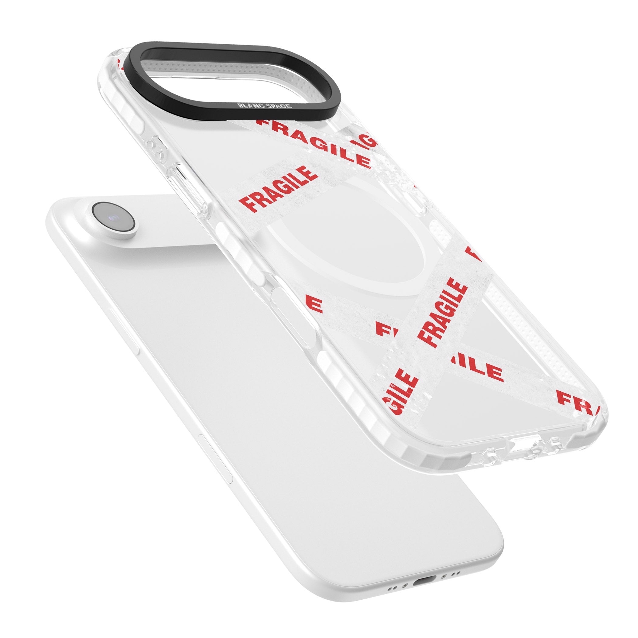 Fragile Tape iPhone 17 Air Impact Pro Clear Phone Case Colours